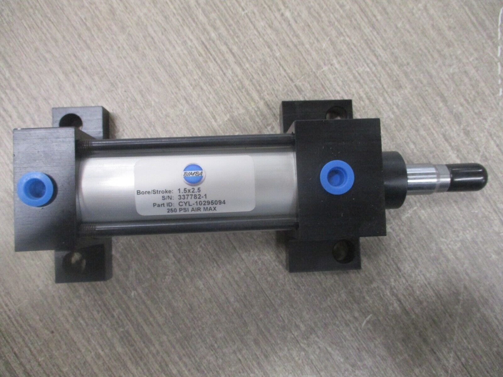 Bimba Pneumatic Air Cylinder CYL-10295094 250 PSI *No Box* New Surplus