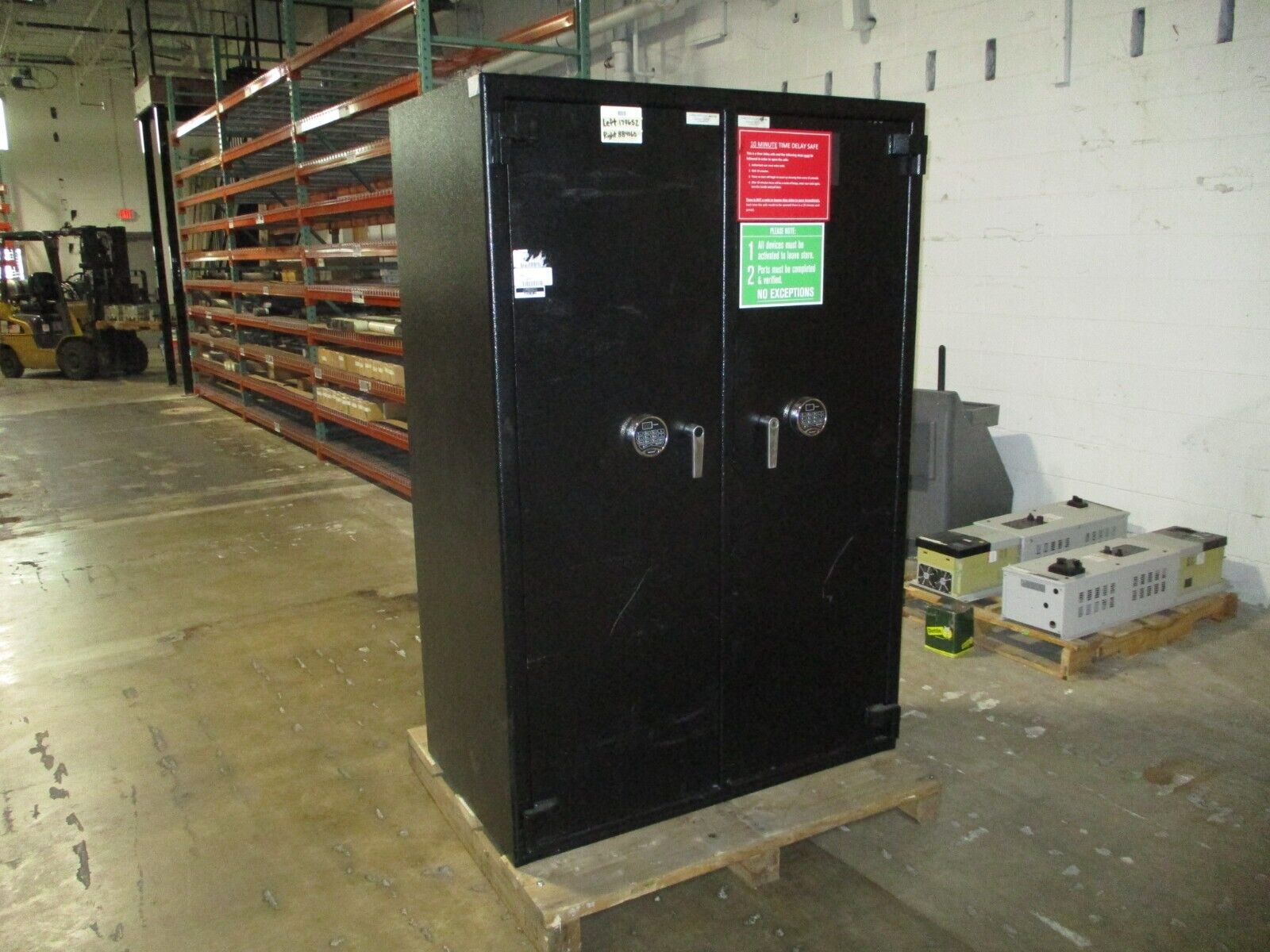 Blue Dot Safes Two-Door Safe Size: 72" x 48" x 27" (1) Electronic Lock Used