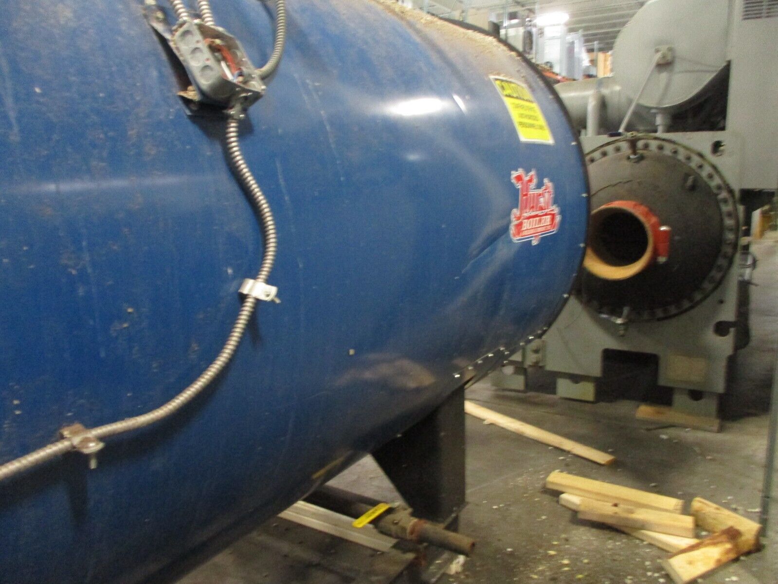 Hurst Series 500 Firetube Boiler 100HP 500 SQ FT Heating Surface MFD 2005 Used
