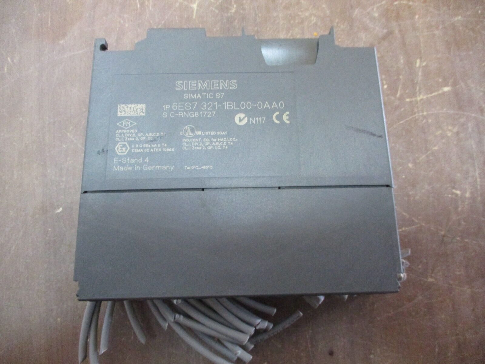 Siemens Simatic S7 PLC Module 6ES7 321-1BL00-0AA0 *No Cover* Used