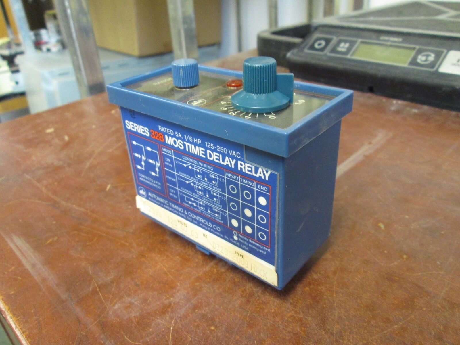 ATC 328 MOS Time Delay Relay 0328A200Q10XX 120V No Base Used