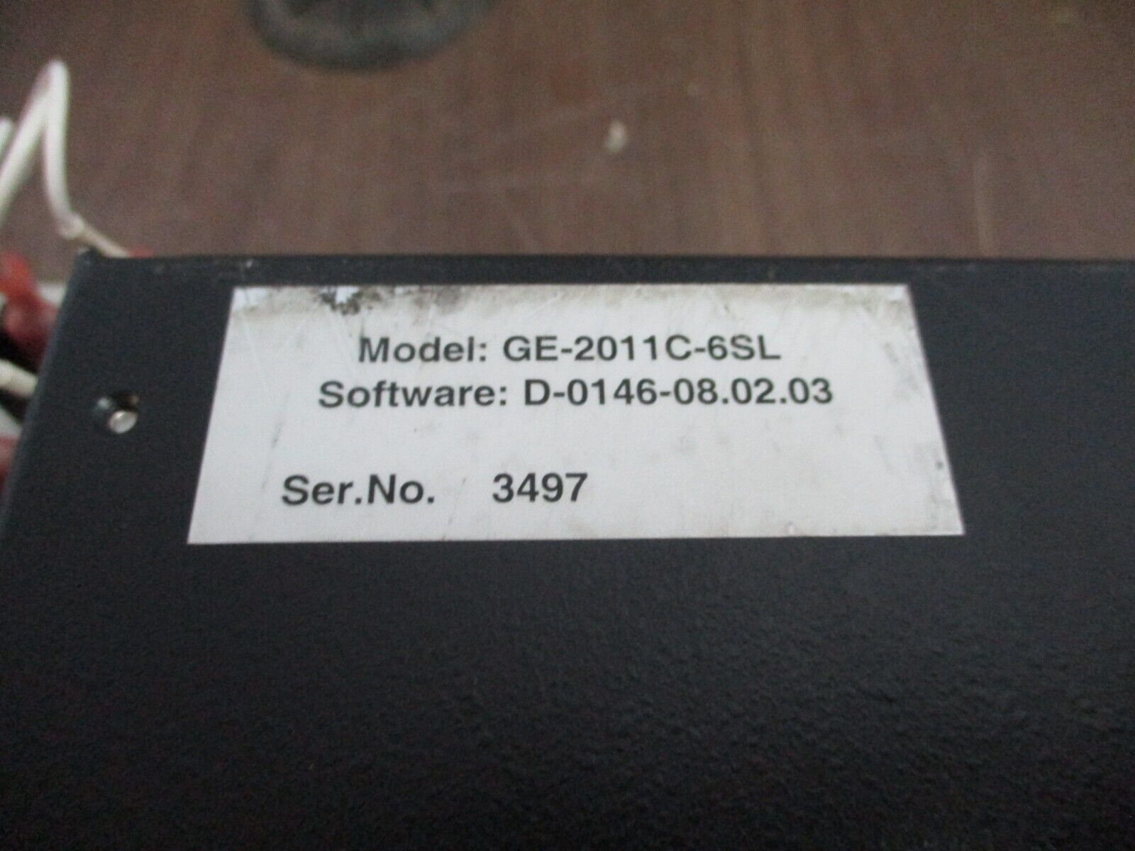 GE GE-2011C Voltage Regulator Control GE-2011C-6SL S/W: D-0146-08.02.03 Used