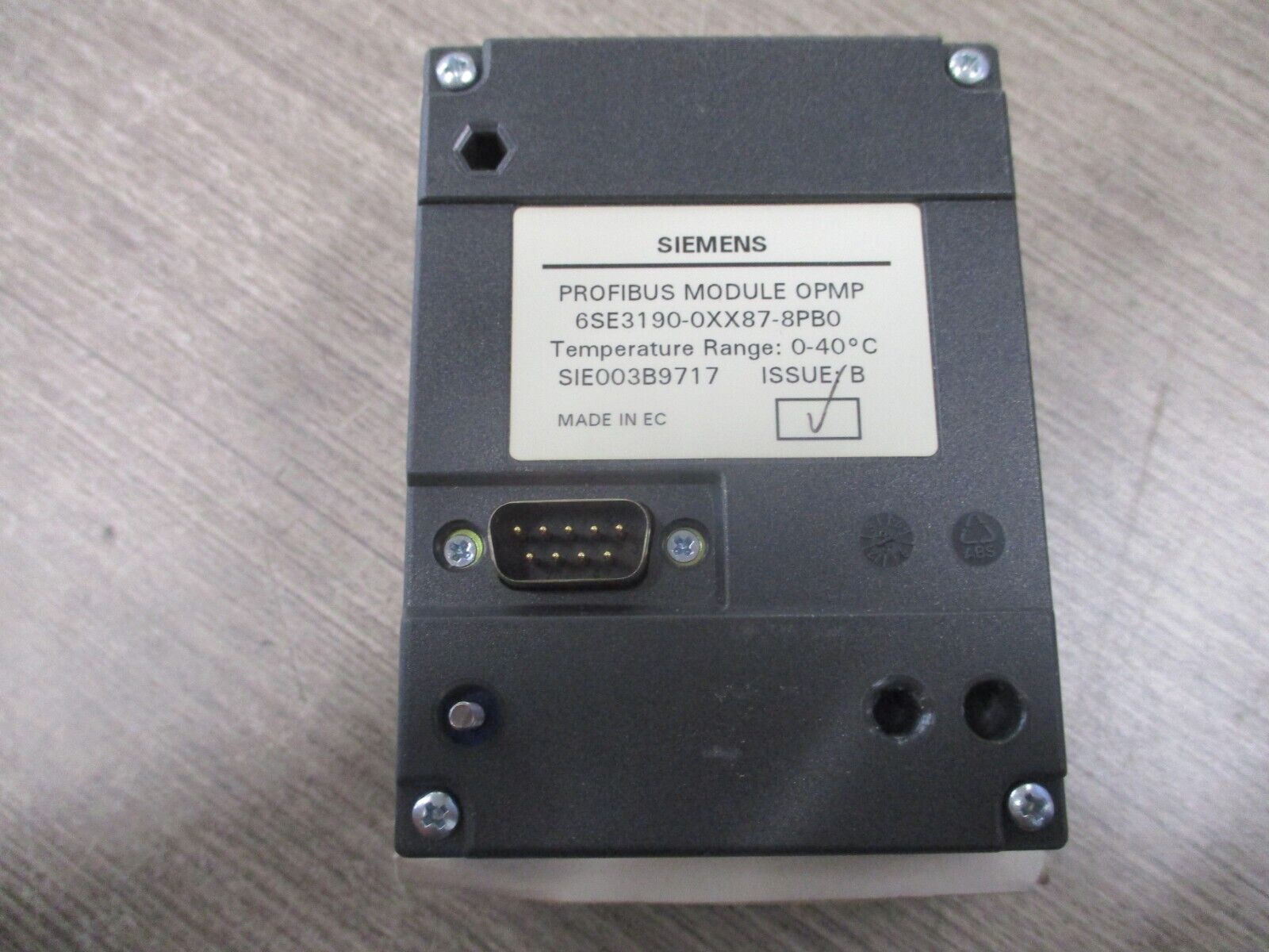 Siemens Profibus Module 6SE3190-0XX87-8PB0 Iss. B New Surplus