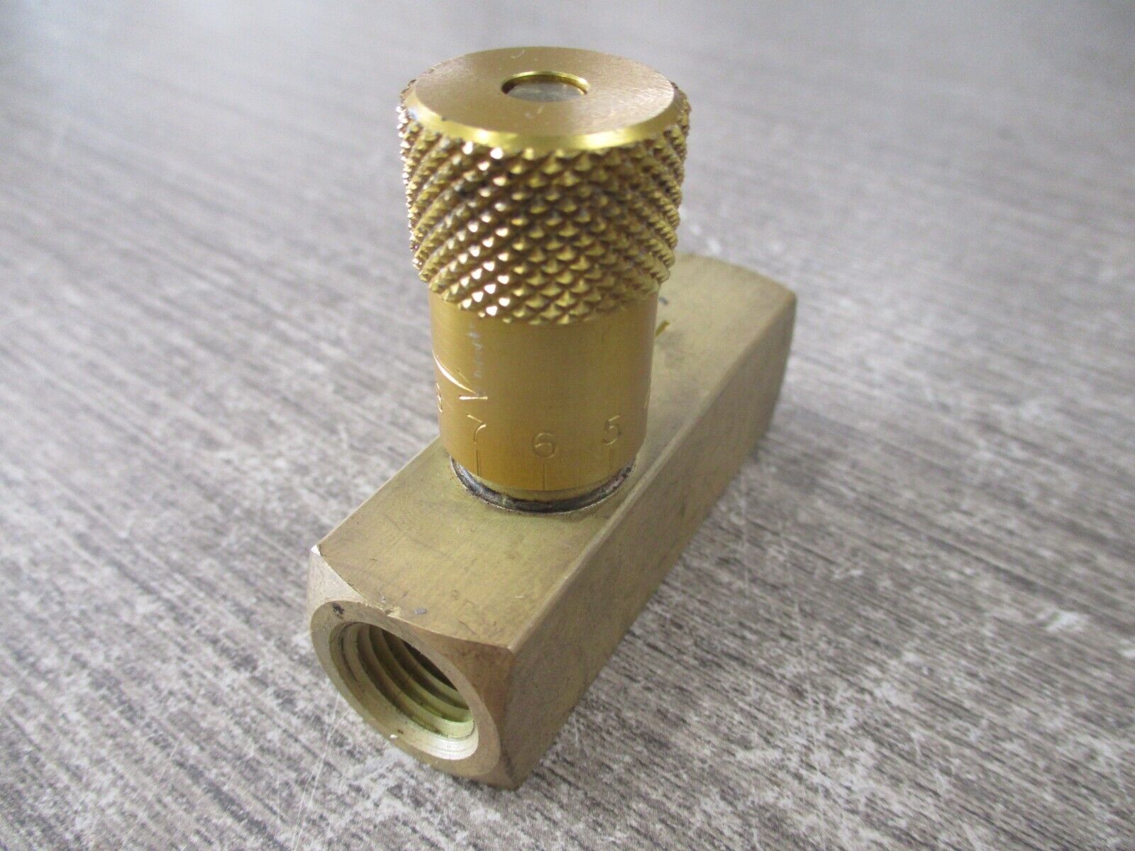 Deltrol Easy Read Flow Control Valve EF 20 B Used