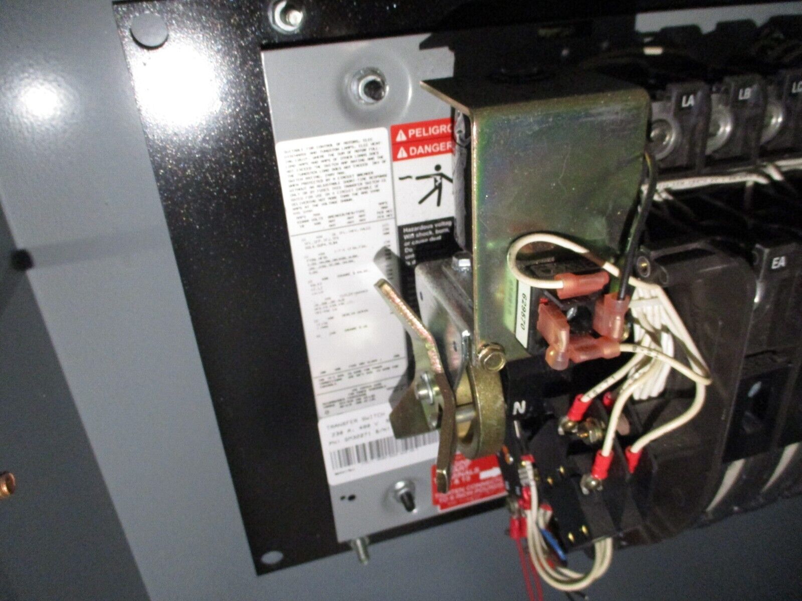 Kohler Automatic Transfer Switch KCT-AMTA-0230S 230A 480V 3Ph 4W 3P 60Hz Used
