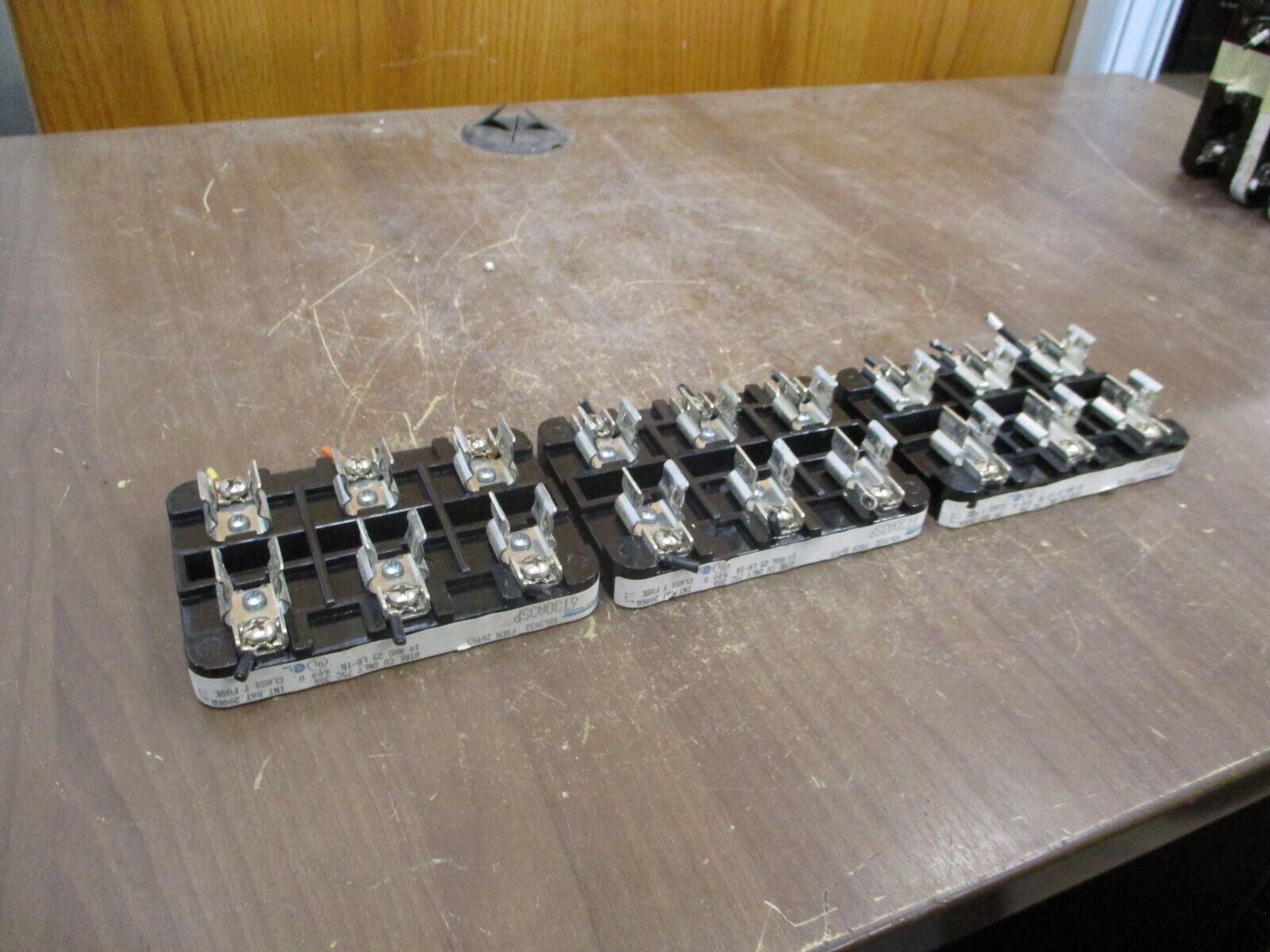 Marathon Fuse Block 6T30A3SP 30A 600V 3P *Lot of 3* Used