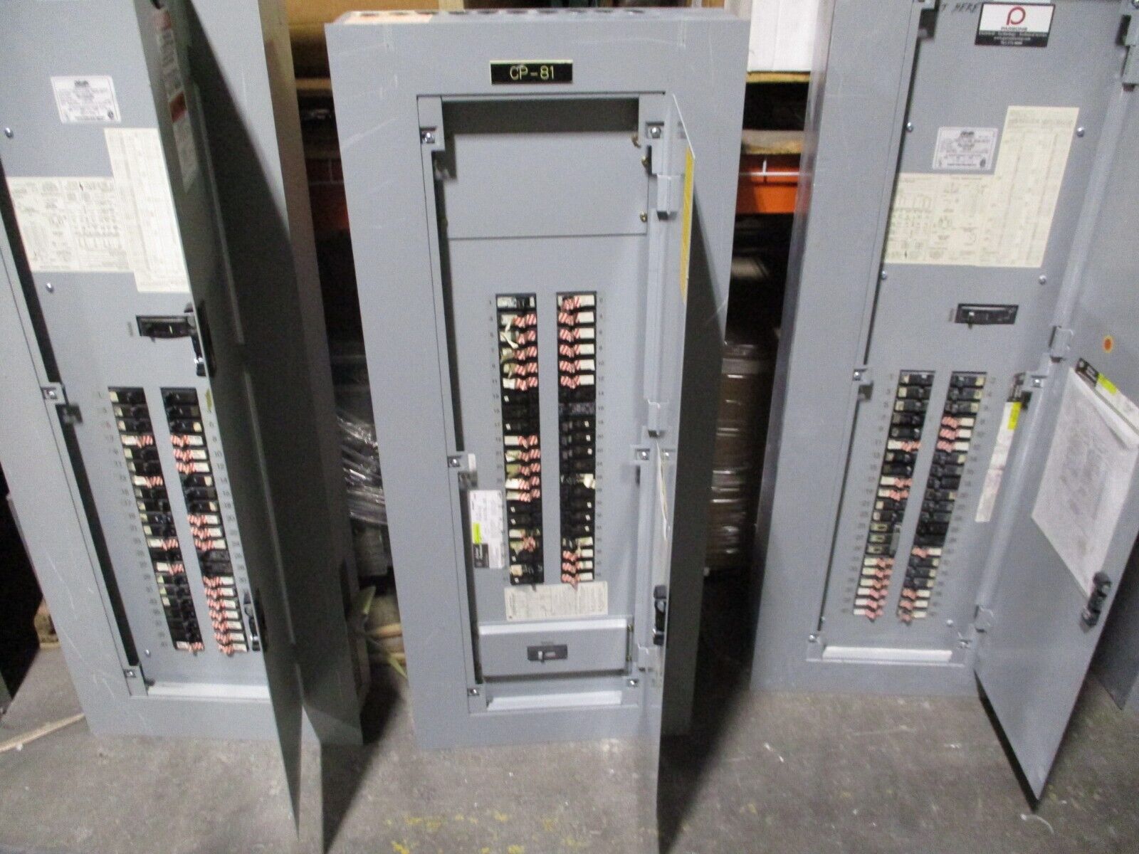 GE Main Breaker Circuit Breaker Panel AQU3422RCX 225A Max 250A Main 208/120V 3Ph