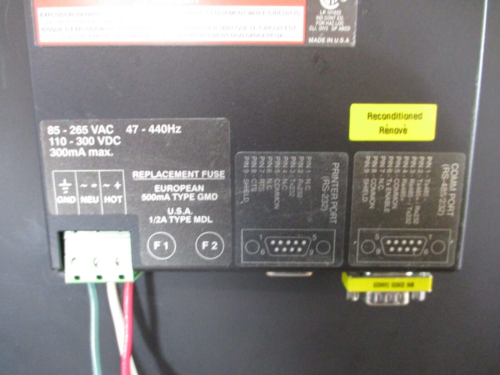 Allen-Bradley DTAM Plus Operator Interface 2707-V40P2X Ser. C Rev. B Used