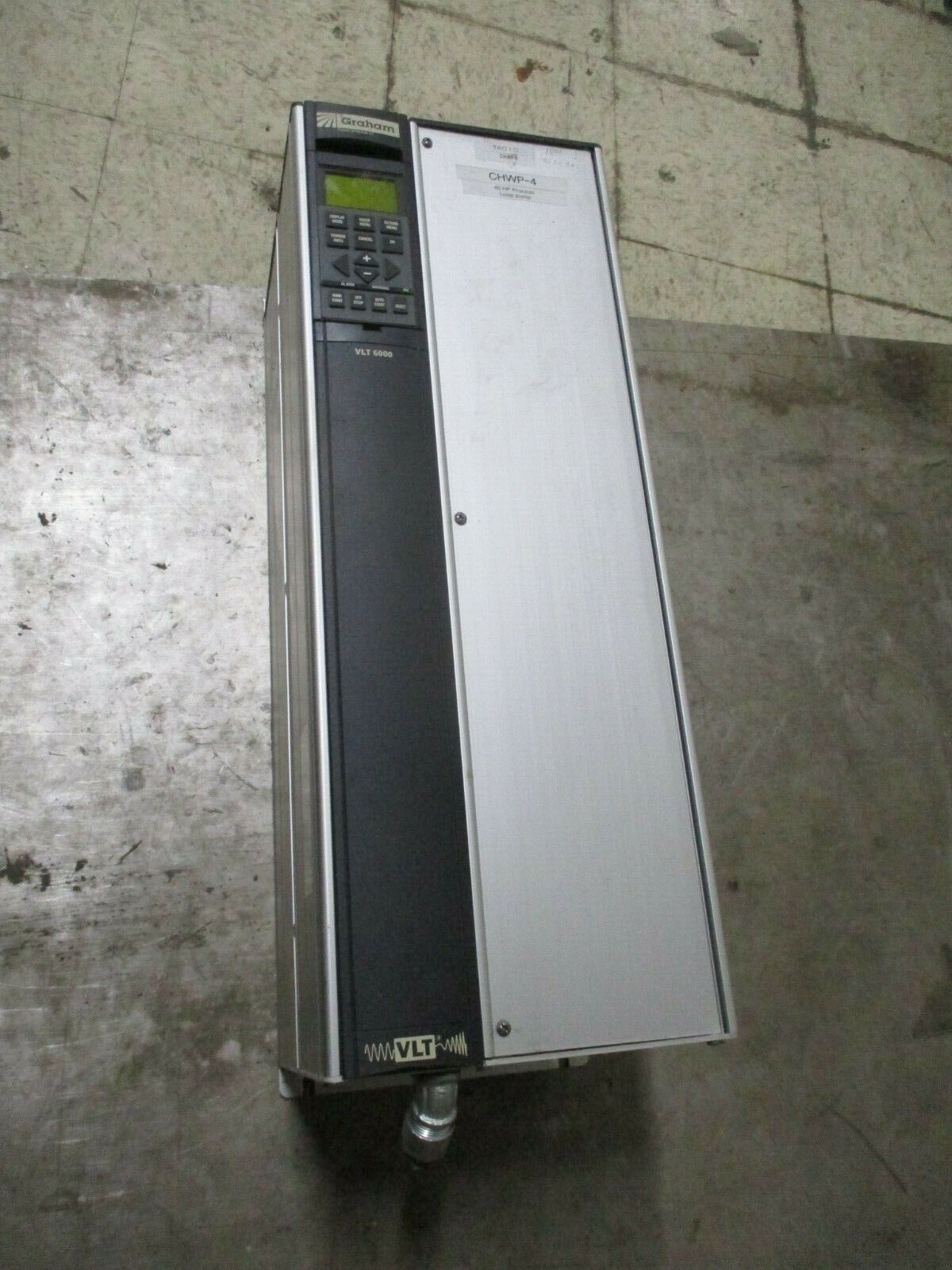 Graham VLT 6042 AC Drive 175Z7369 40HP 3Ph Input: 380-460V 50/60Hz 60A Used