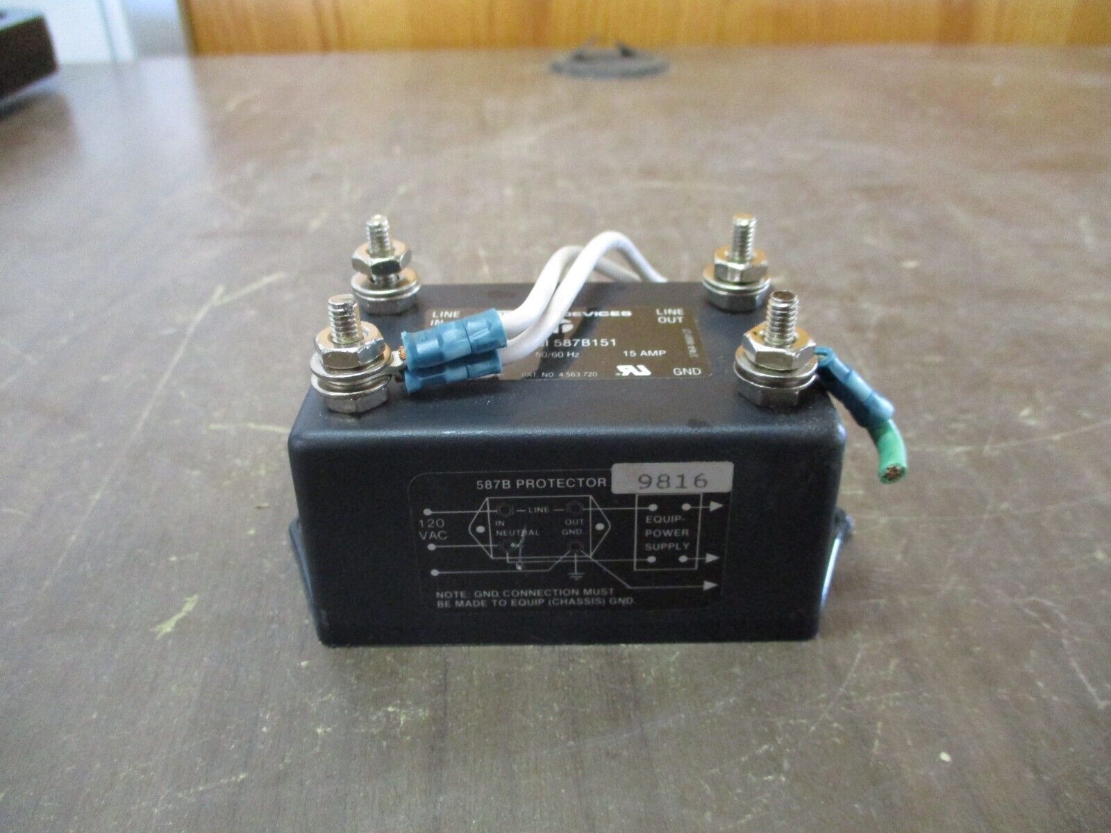 ProTek Devices Surge Suppressor 587B151 120V 50/60Hz 15A Used