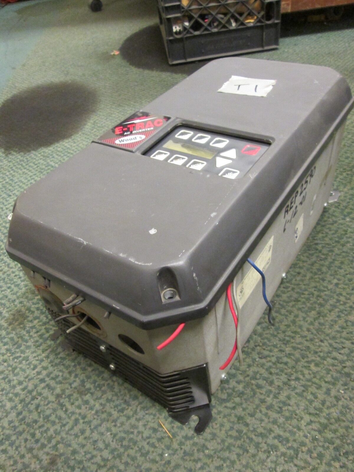 TB Wood's AC Drive WFC4007-5C 7.5HP Used - missing (2) cover screws