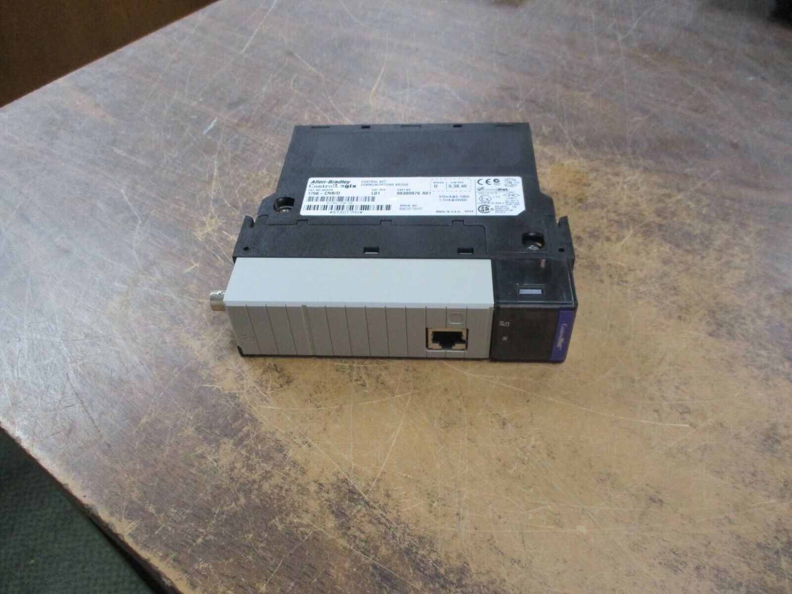 Allen-Bradley ControlLogix Control Net Comm. Bridge Module 1756-CNB/D Rev. L01