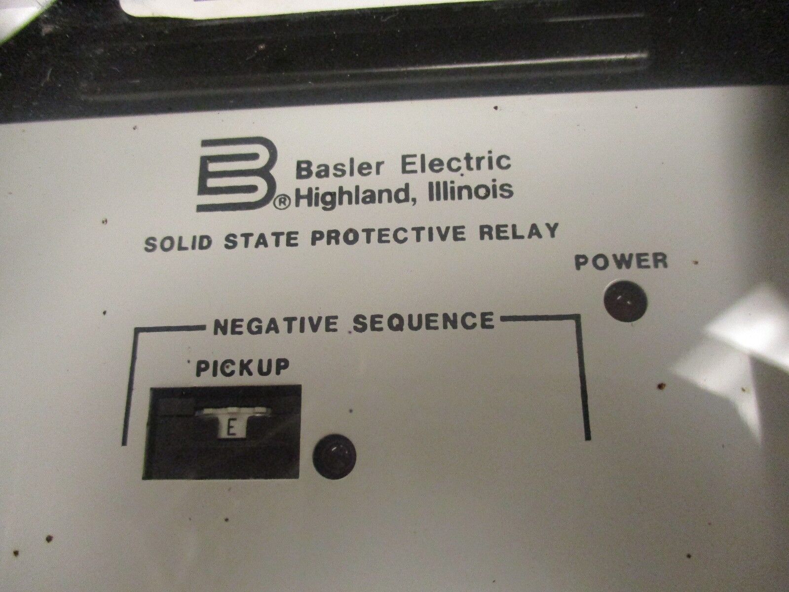 Basler Electric Voltage Phase Sequence Relay BE1-47N Style #: E5EA1RA0H1F Used
