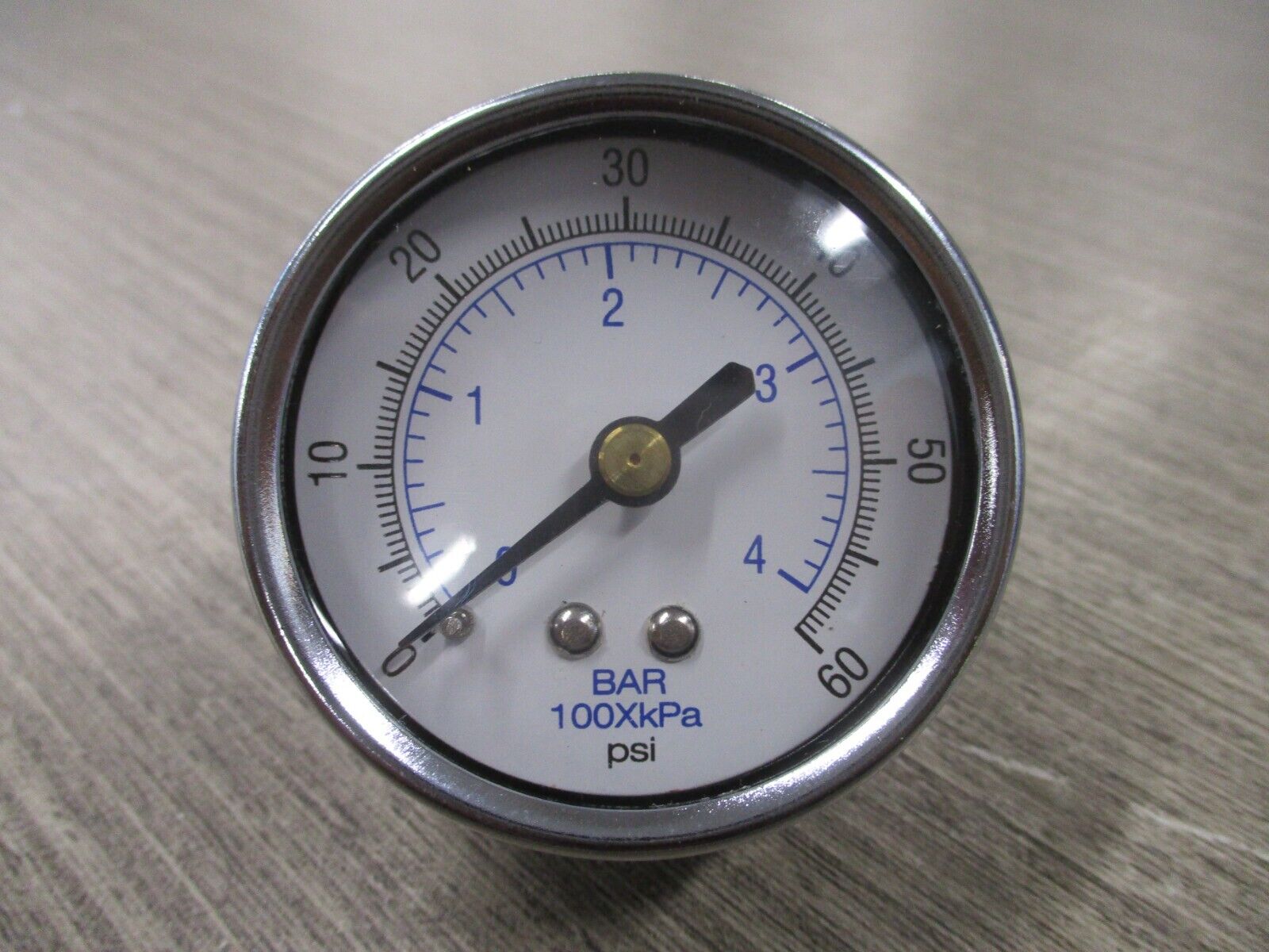 Precision Instruments Dry Pressure Gauge 102D-208D 2" 60 PSI New Surplus