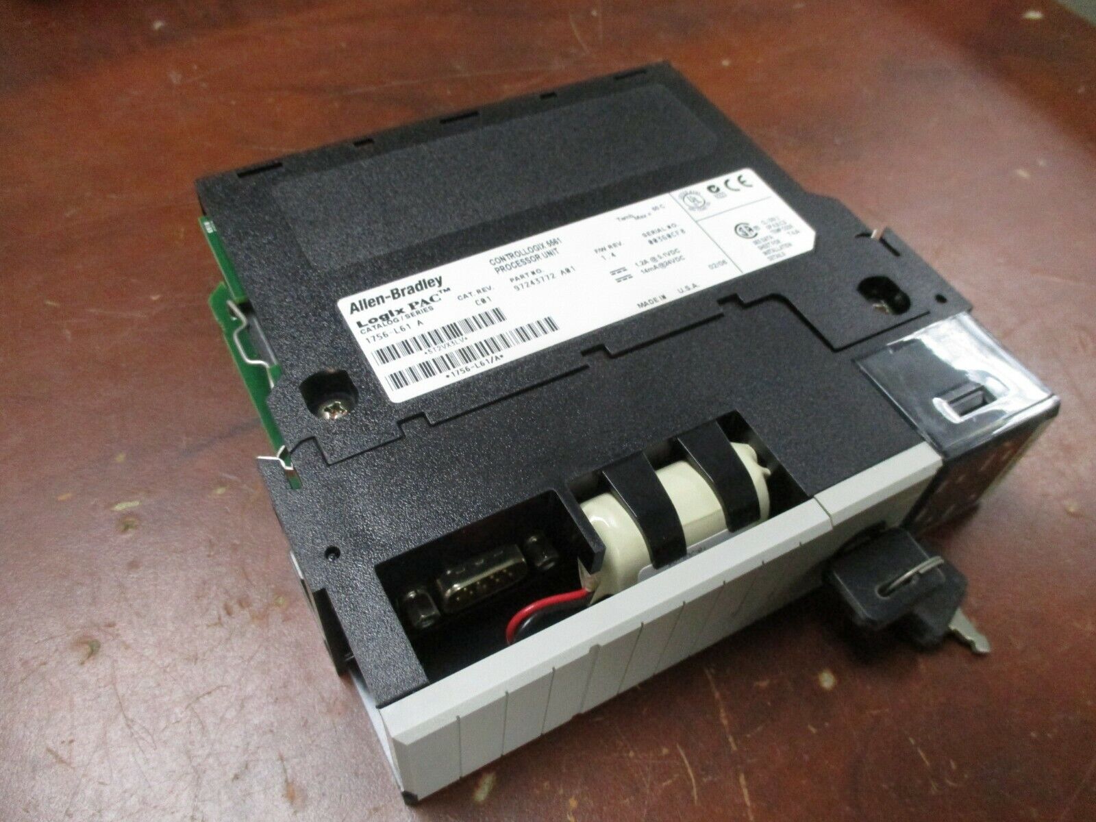 Allen-Bradley LogixPAC Controllogix 5561 Processor Module 1756-L61 Ser. A Used
