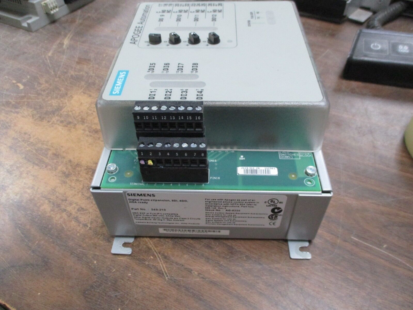 Siemens APOGEE Automation Digital Point Expansion Module 549-210 Used