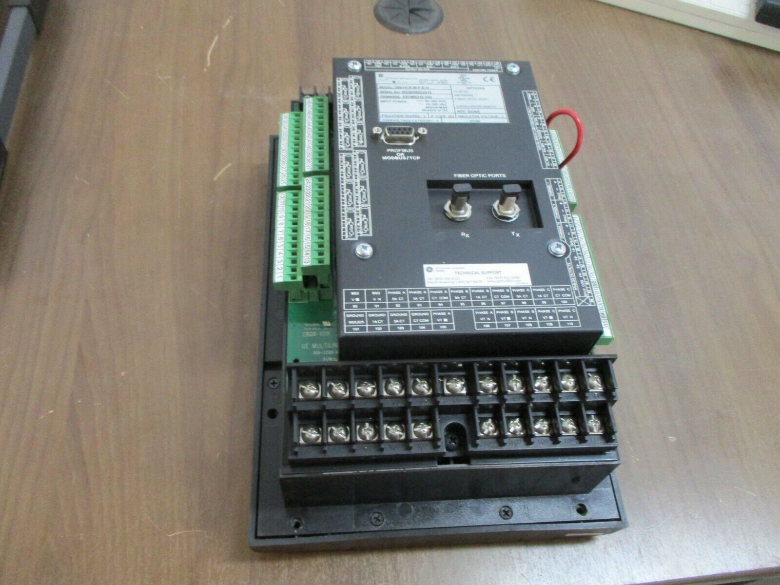 GE 369 Motor Management Relay 369-HI-R-M-F-E-H F/W: S3CMB250.000 50-300VDC Used
