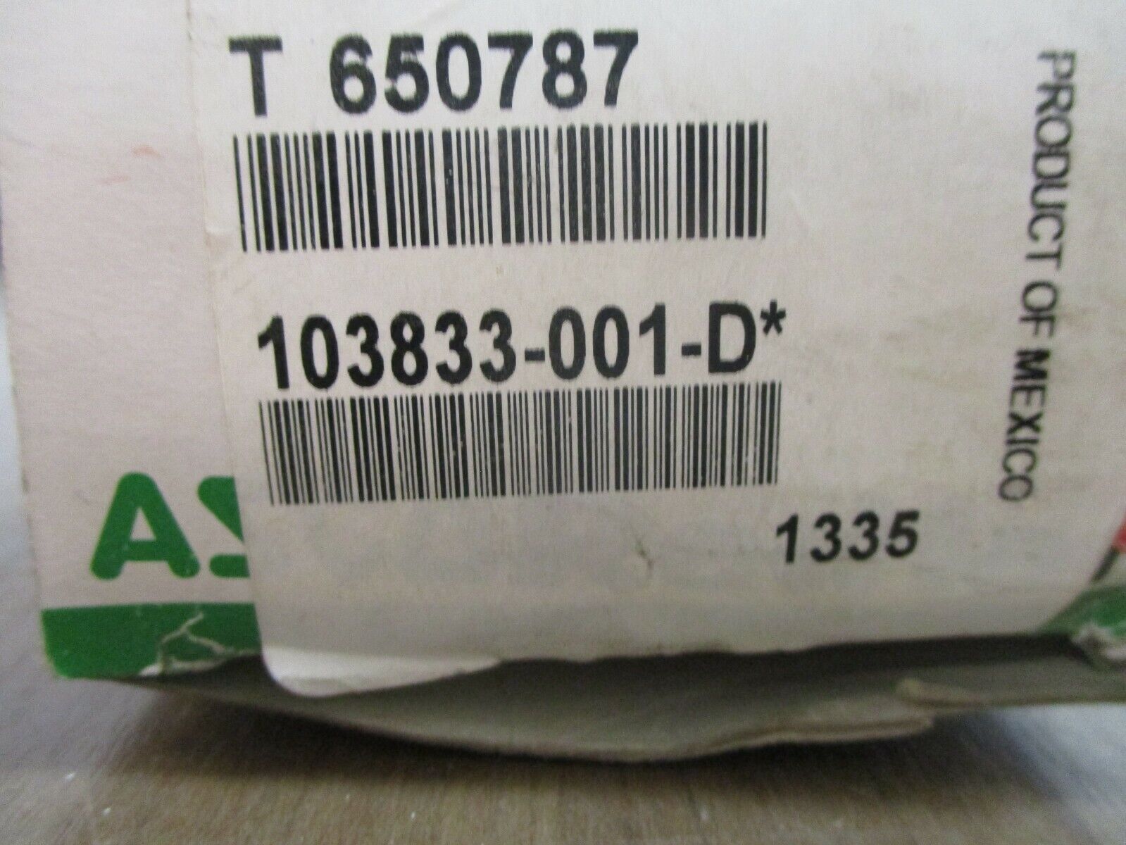 Asco Red Hat Solenoid Coil 103833001D 120V New Surplus