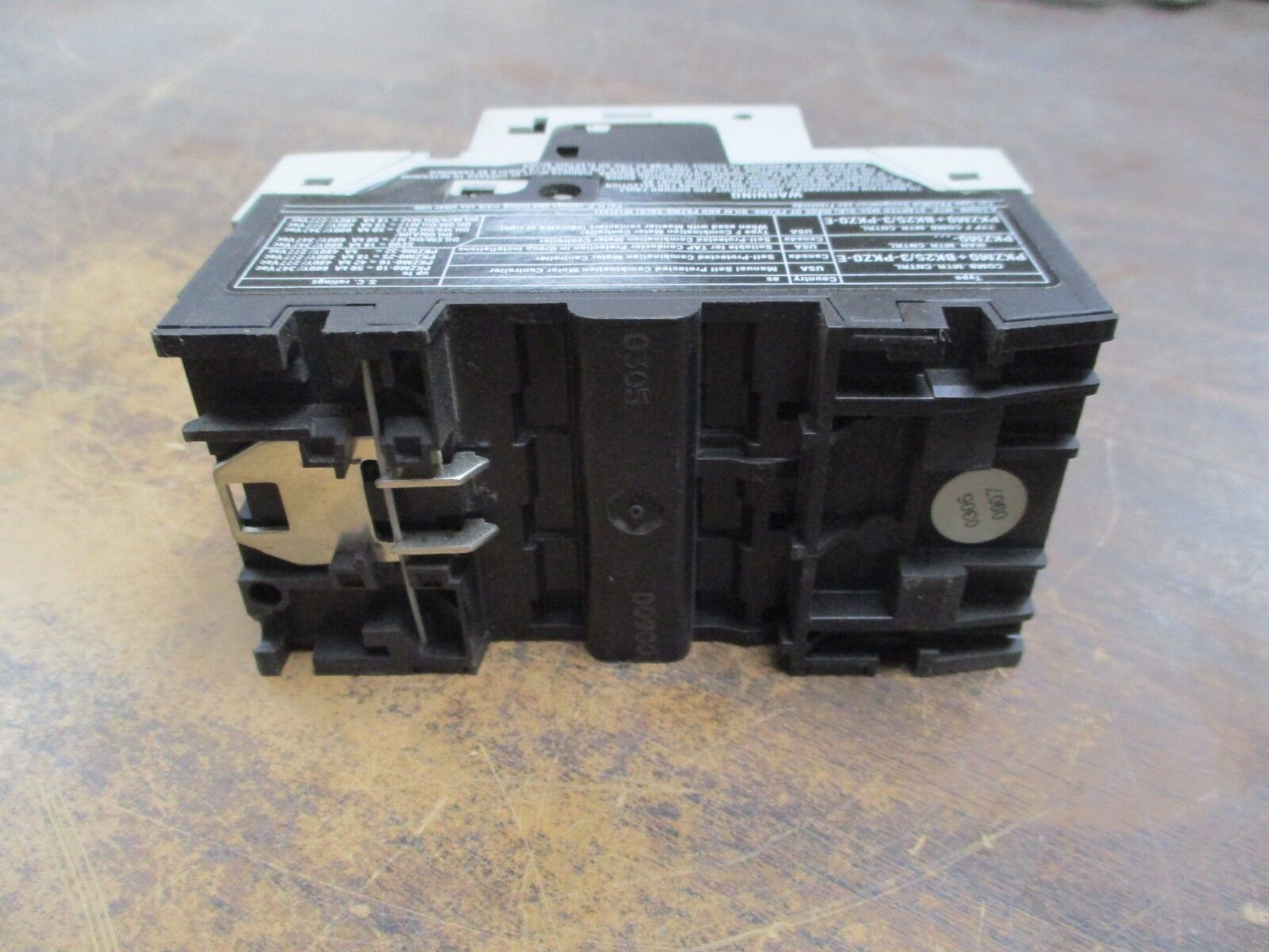 Moeller Motor Protector PKZM0-1-C Trip: .63-1.0A 600V Used
