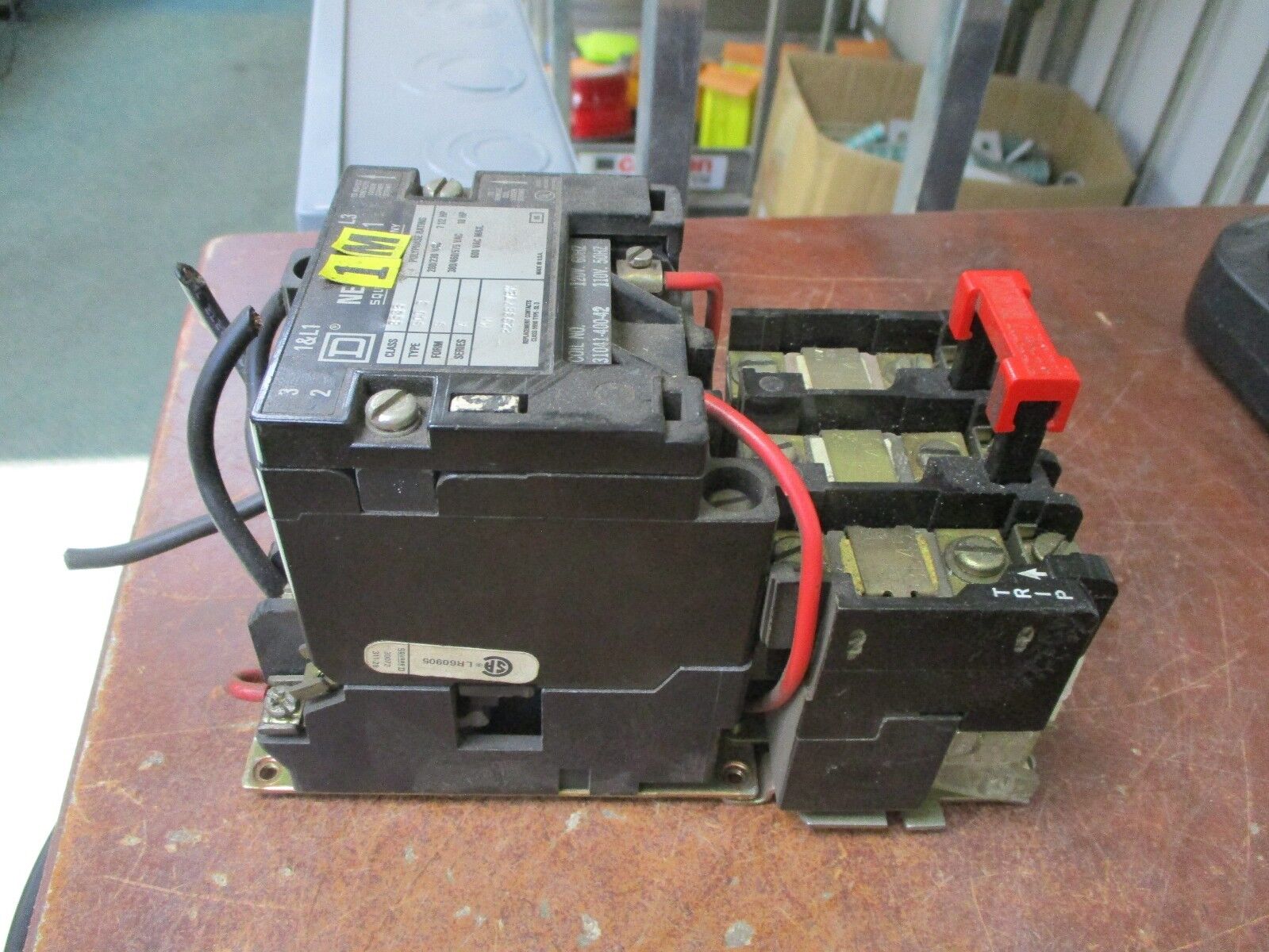 Square D Starter 8536 SCO 3 Size 1 120V Coil Used