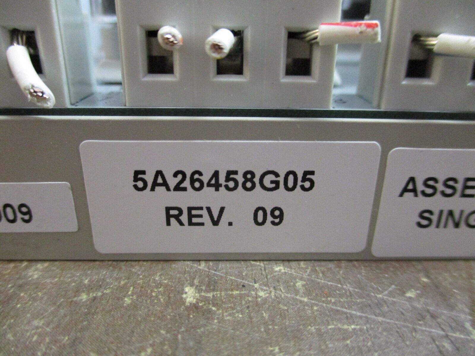Tyco/Emerson Ovation Relay Assembly 5A26458G05 Rev. 09 *Missing (1) Relay* Used