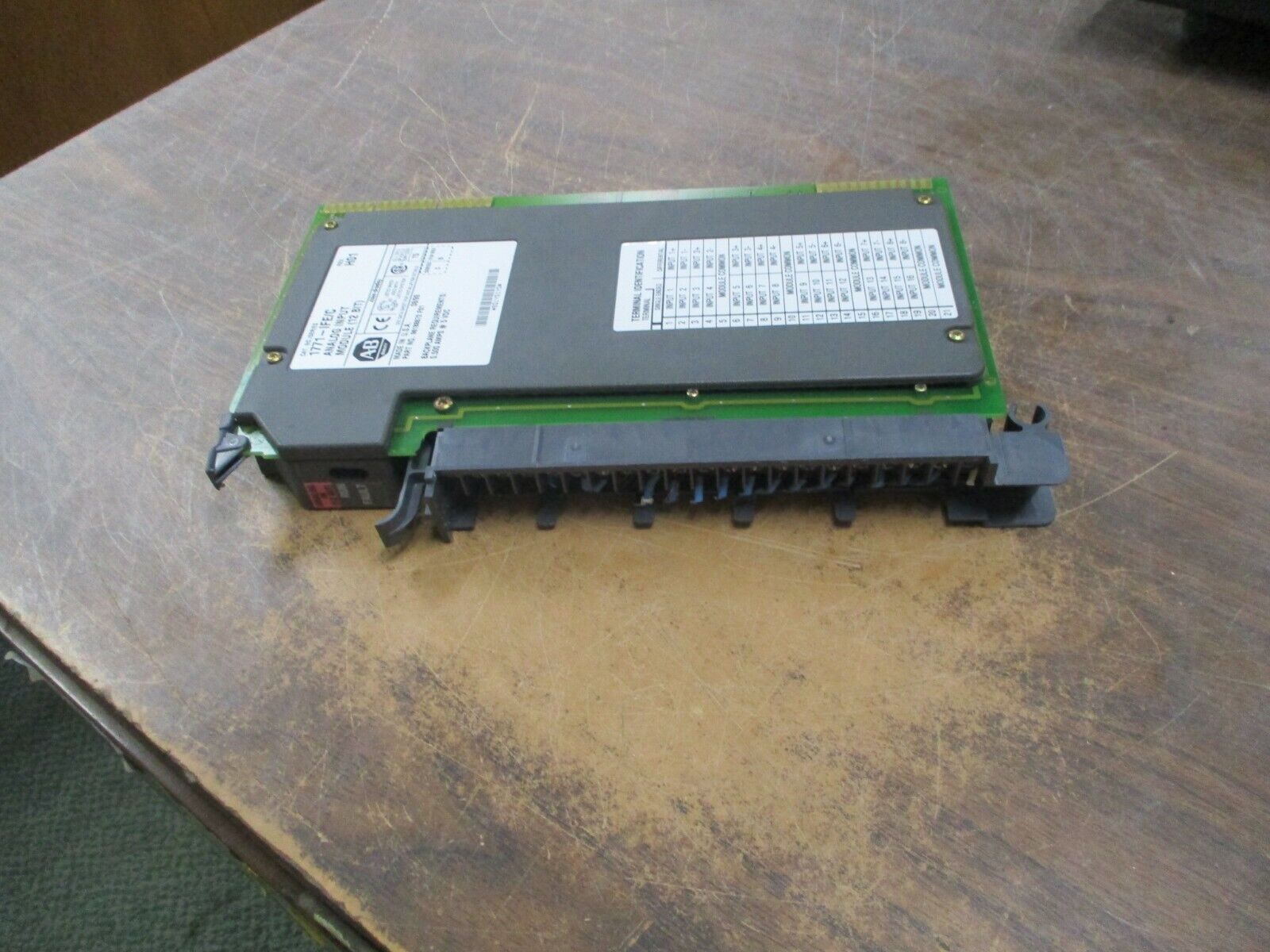 Allen-Bradley 12-Bit Analog Input Module 1771-IFE/C Ser C Rev H01 F/W Rev B Used
