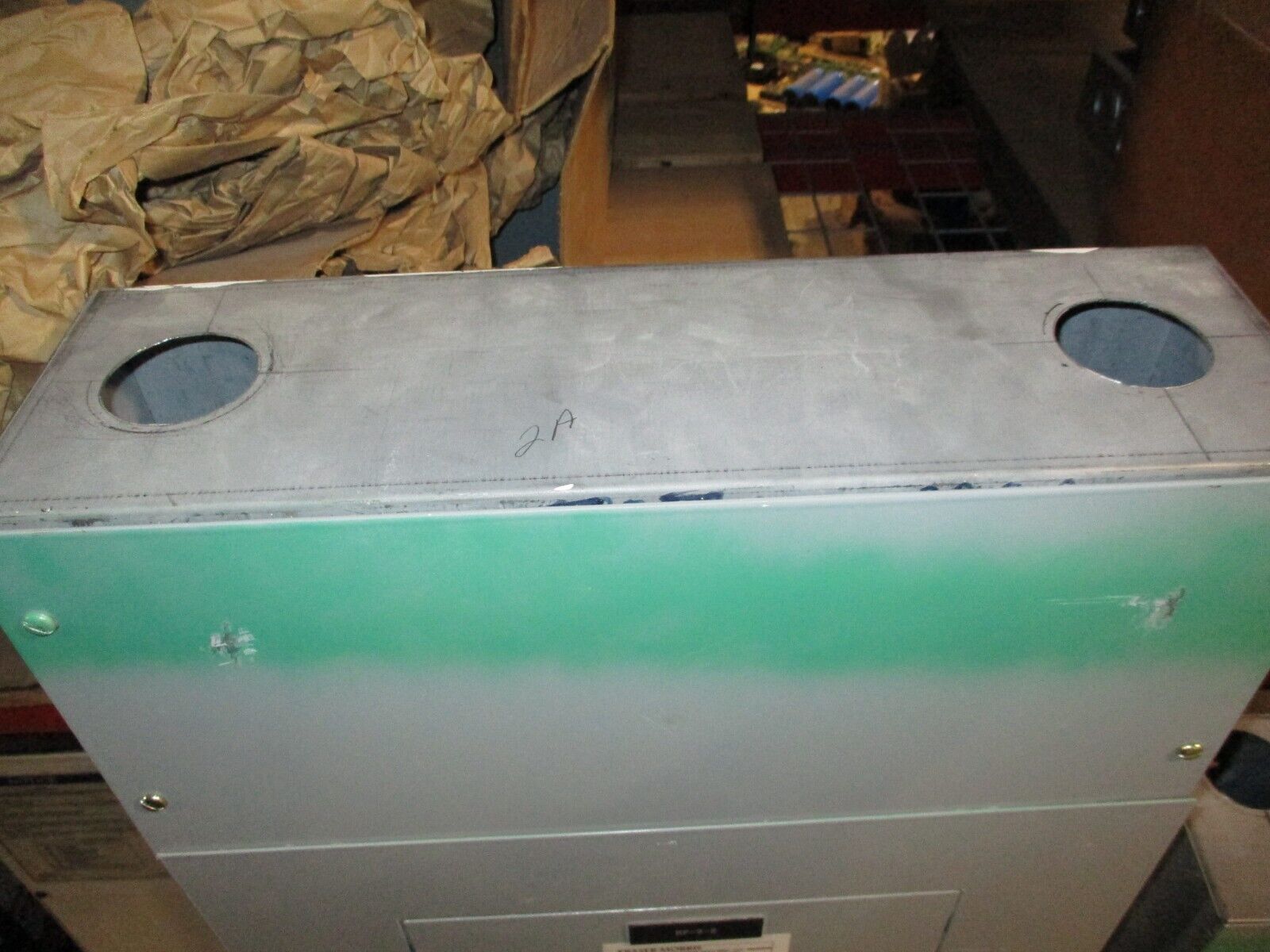 GE Main Lug Breaker Panel AQU3422MBX 225A Max 208Y/120V 3Ph 4W 42-Circuit Used