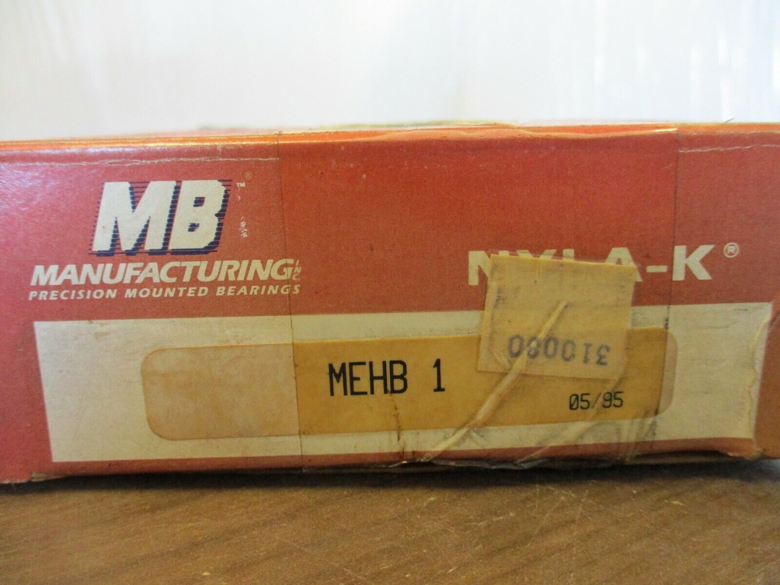 MB Manufacturing Bearing Nyla-K Hanger Bearing MEHB 1 New Surplus