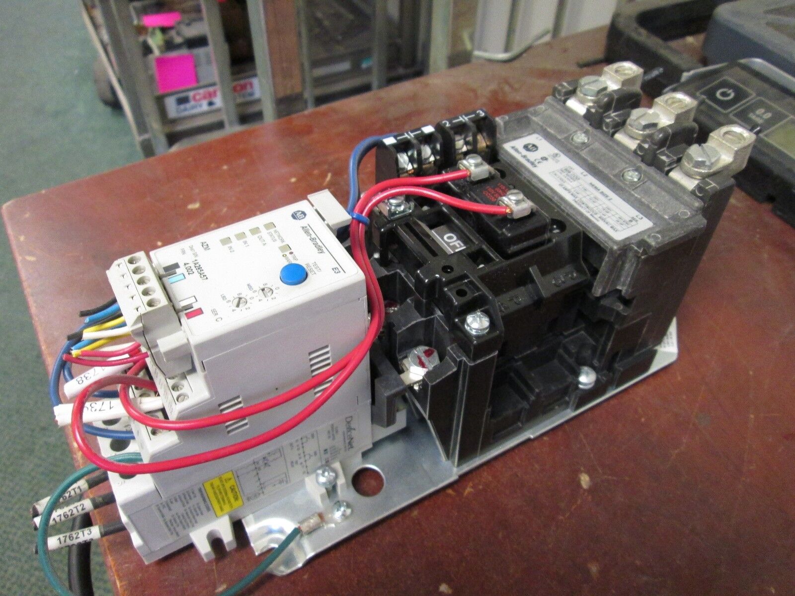 Allen-Bradley Starter 509-COD Size 2 115-120V Coil Overload: 592-CE1CC Used
