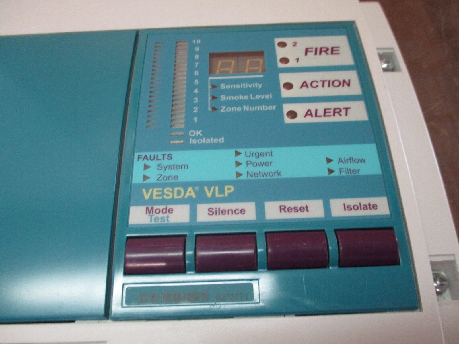 Xtralis Vesda VLP Aspirating Smoke Detector VLP-002 18-30VDC Used