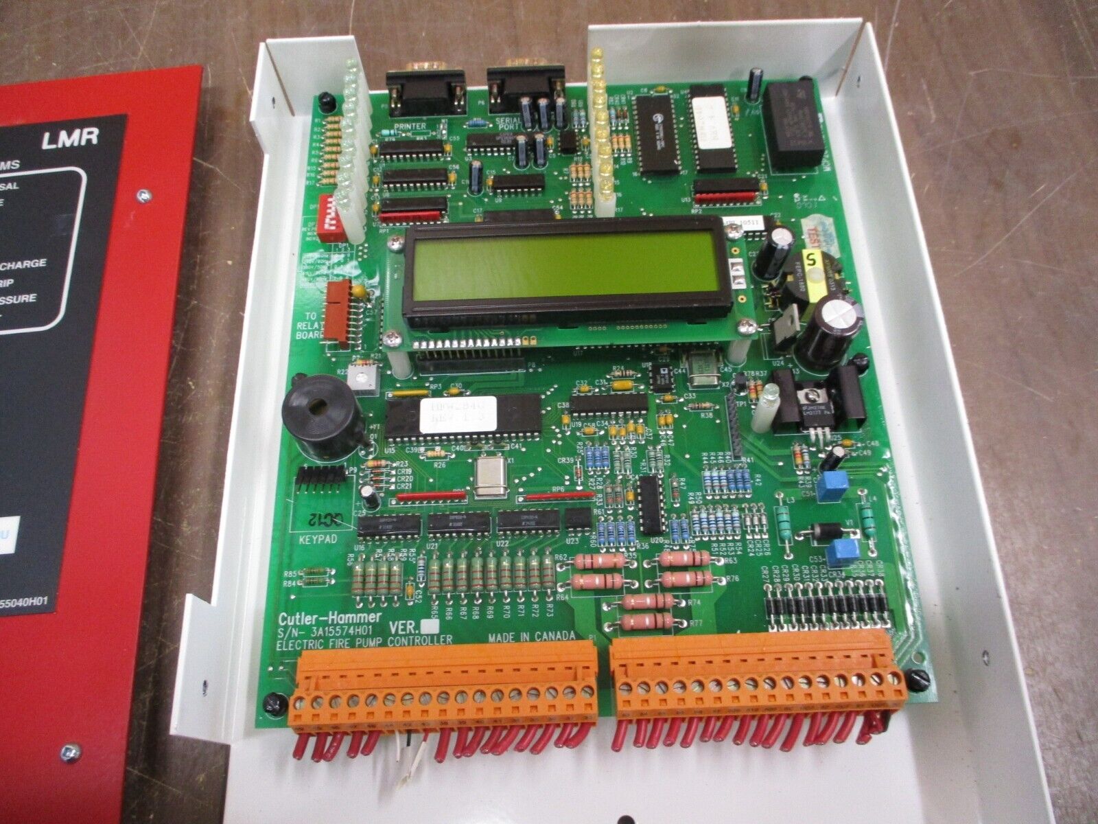 Eaton LMR Fire Pump Controller 4A55040H01 Used