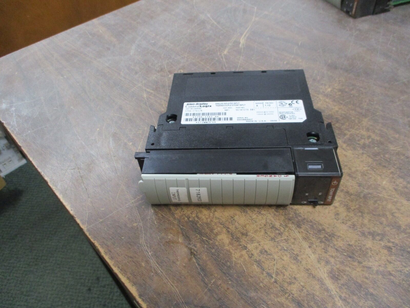 Allen-Bradley ControlLogix Analog Isolated Input Thermocouple Module 1756-IT6I/A