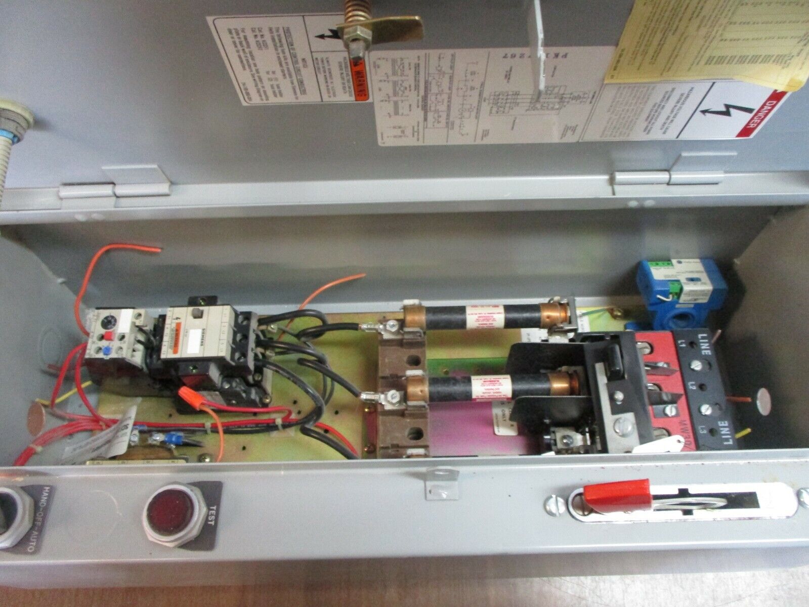 Siemens Fusible Combination 3TB44 120V Coil Trip: 1.25-2A Used