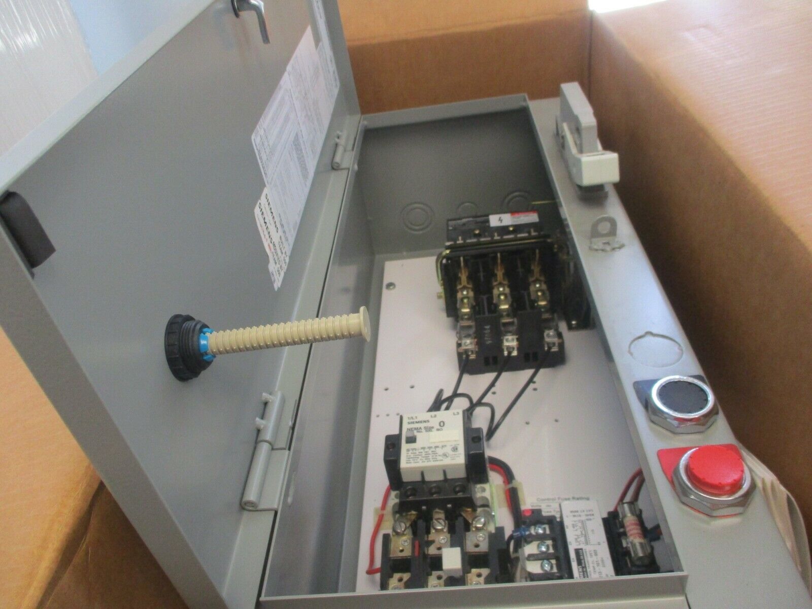 Siemens Size 0 Fusible Combination SCF B10 120 120V Coil New Surplus