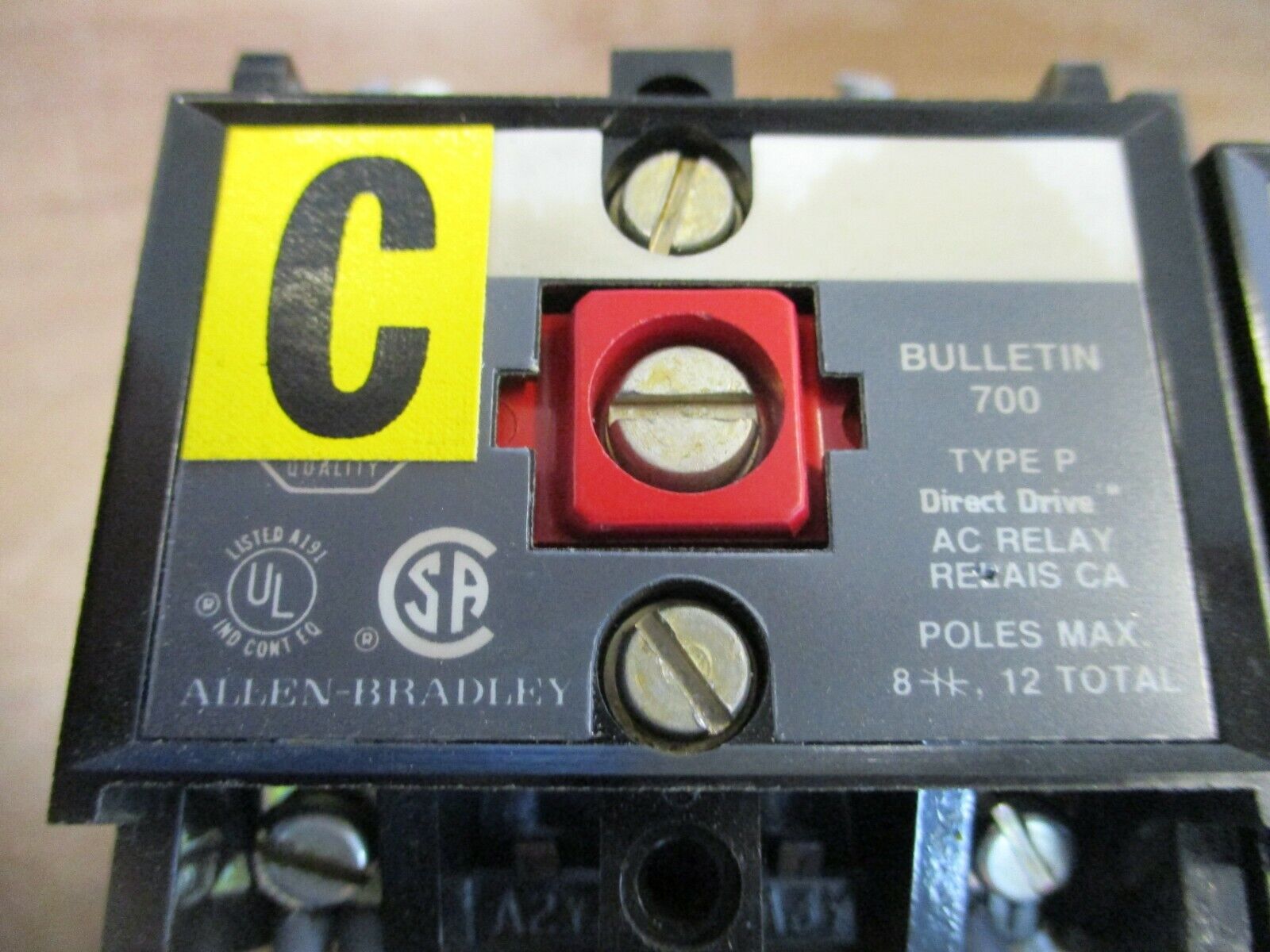Allen-Bradley Relay 700-N200A1 Ser. A 115-120V Coil *Lot of 3* Used