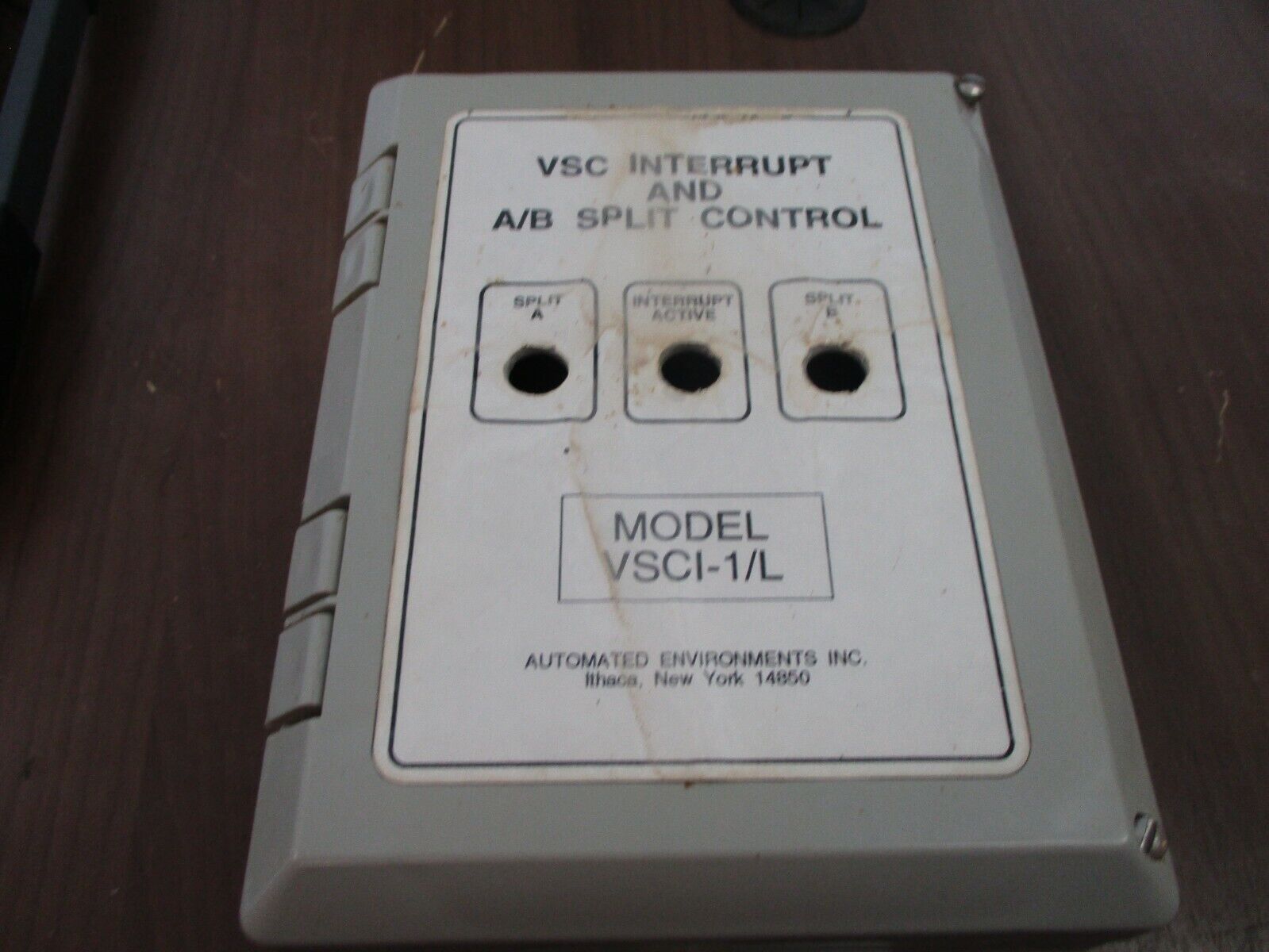 Automated Environments, Inc. VSC Interrupt & A/B Split Control VSCI-1/L Used