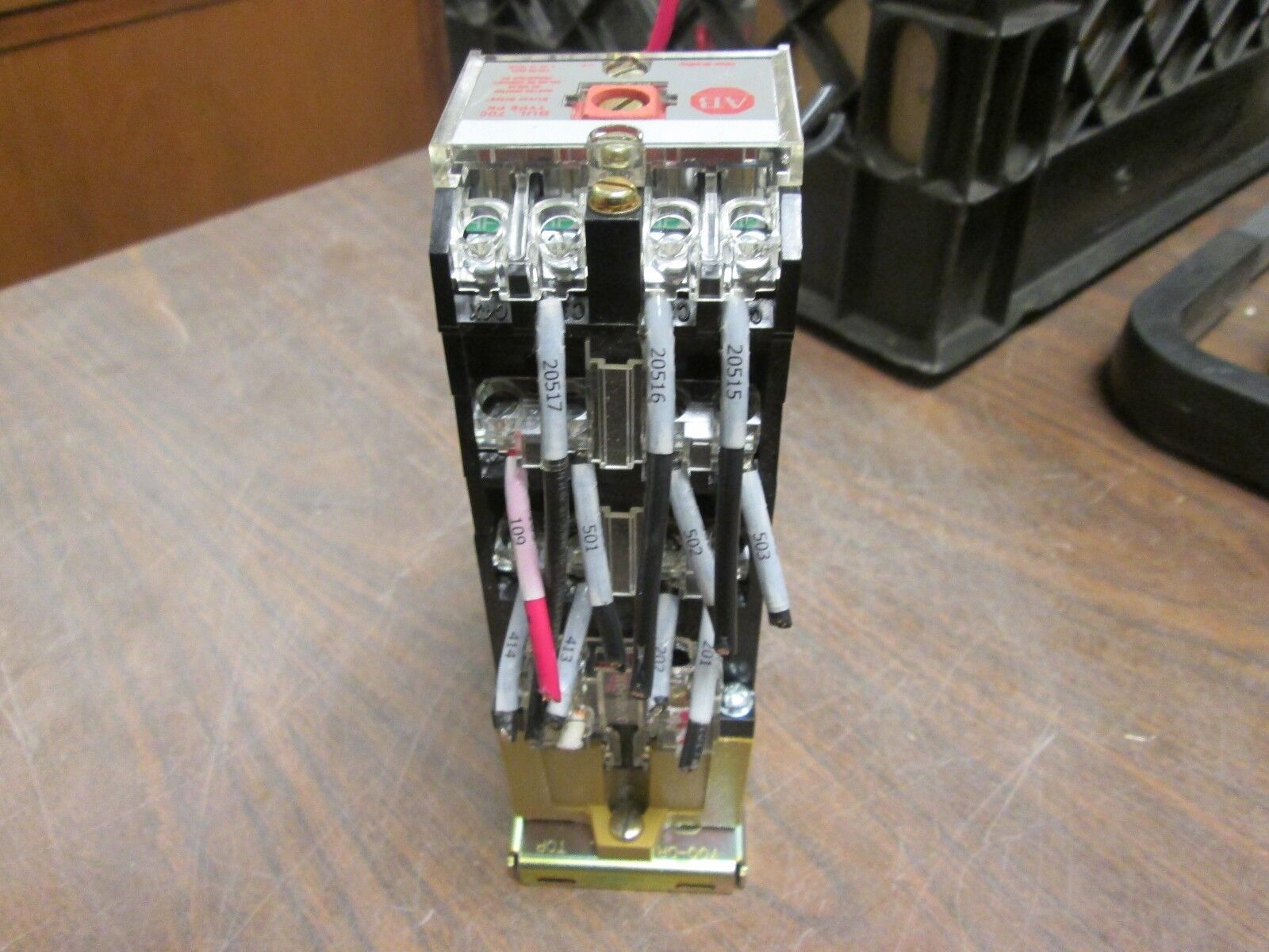 Allen-Bradley Relay w/ Adder Deck 700-PK800A1/700-PC40 115-120V Coil Used