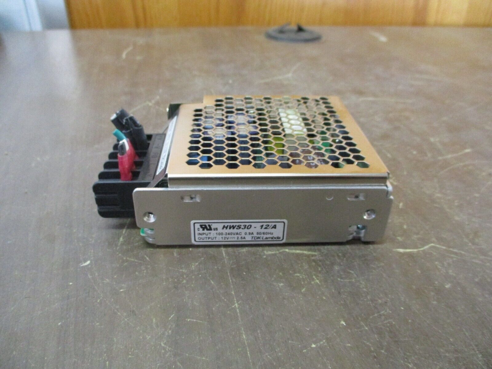 TDK-Lambda Power Supply HWS30-12/A Input: 100-240VAC 0.9A 50/60Hz Used