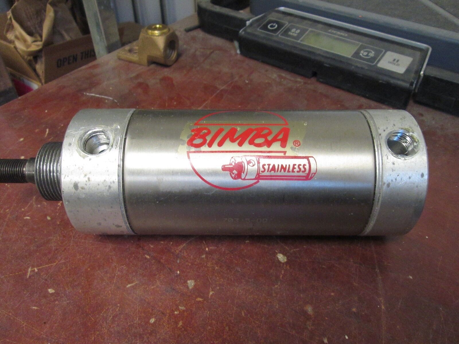 Bimba Stainless Pneumatic Cylinder 703 5-DQ Used