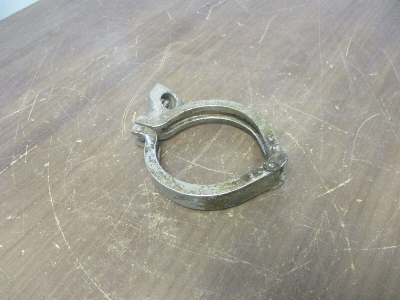 Misc. Brand Stainless Steel Sanitary Clamp Size: 3" Used