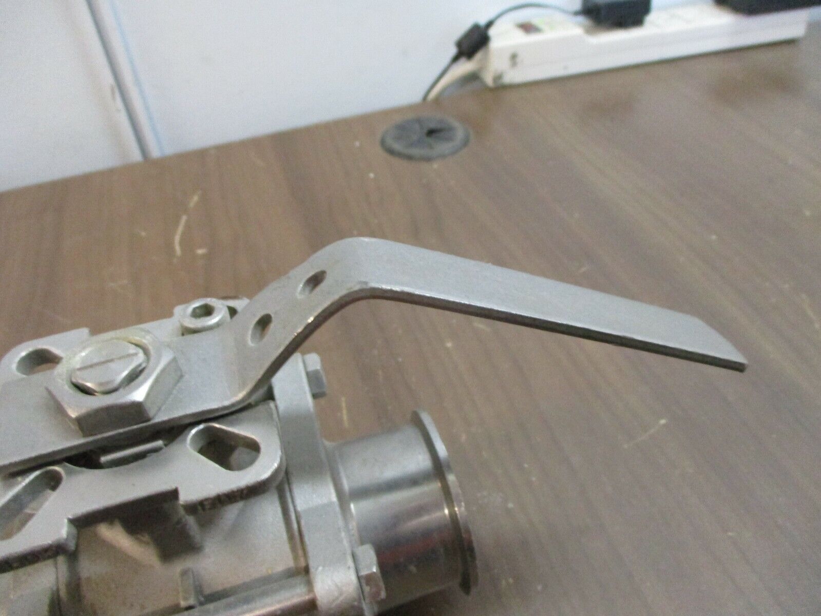 QSM Stainless Steel Ball Valve Size: 2" 1000 WOG *Bent Handle* Used