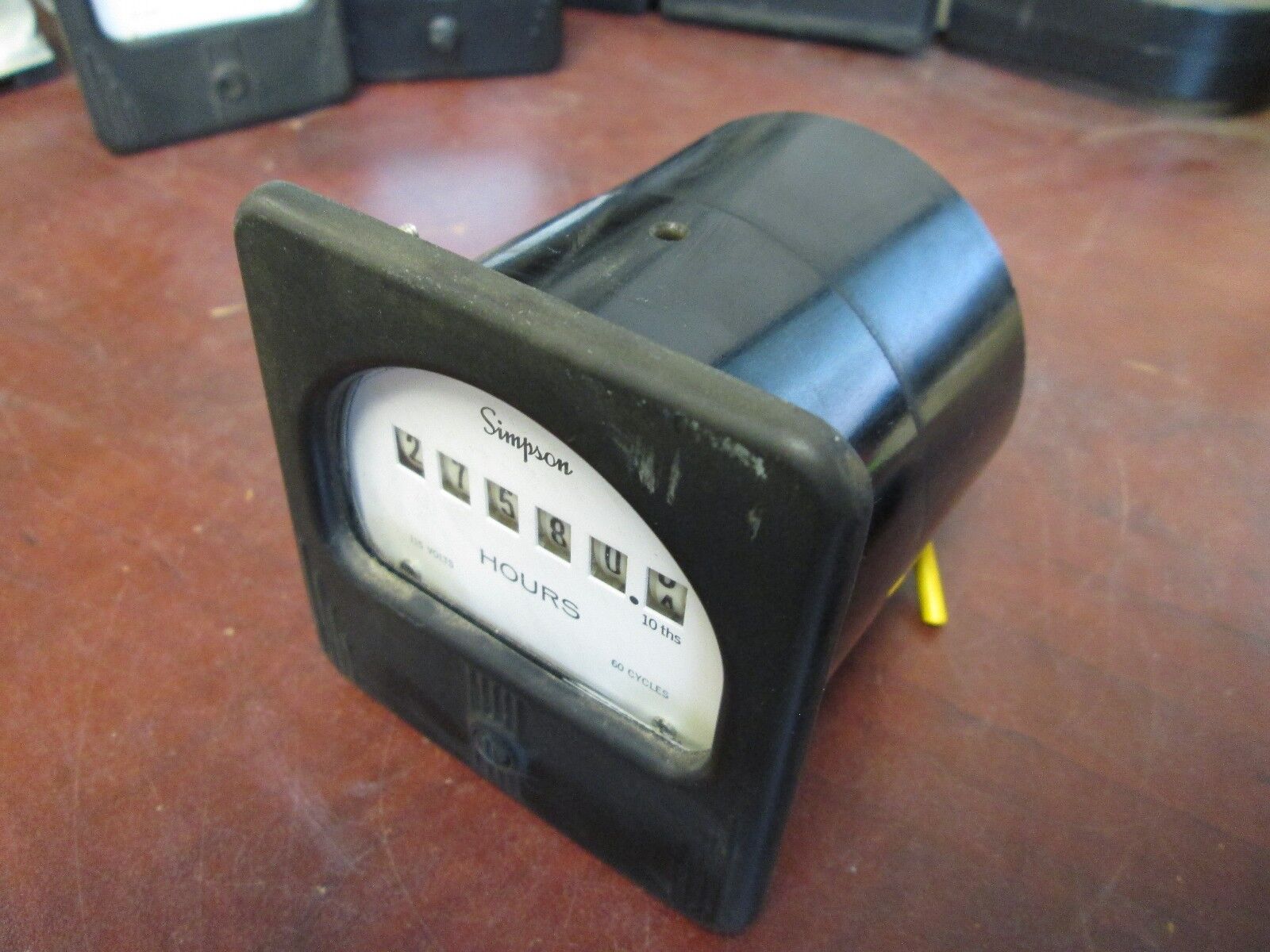 Simpson Electromechanical Hour Meter 115V 60Hz Used