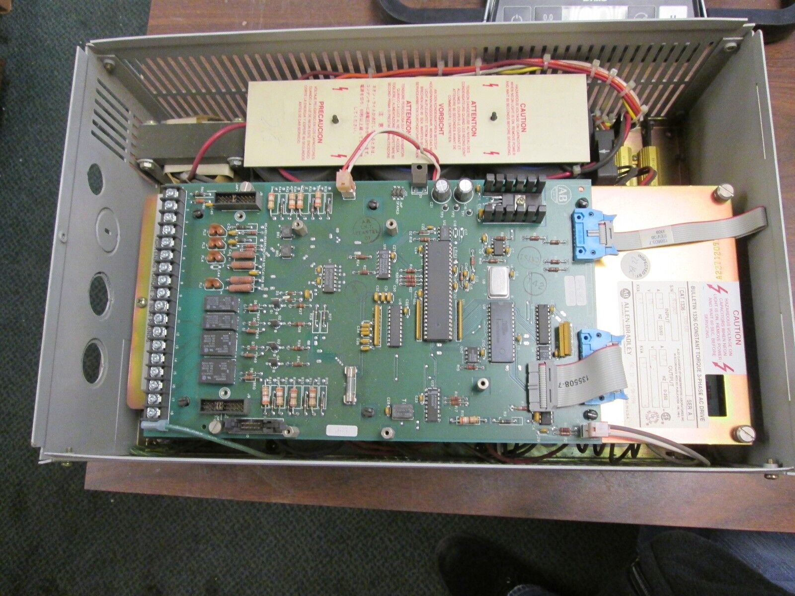 Allen-Bradley 1336 AC Drive 1336-C005-EAD 5HP *Missing Cover* Used