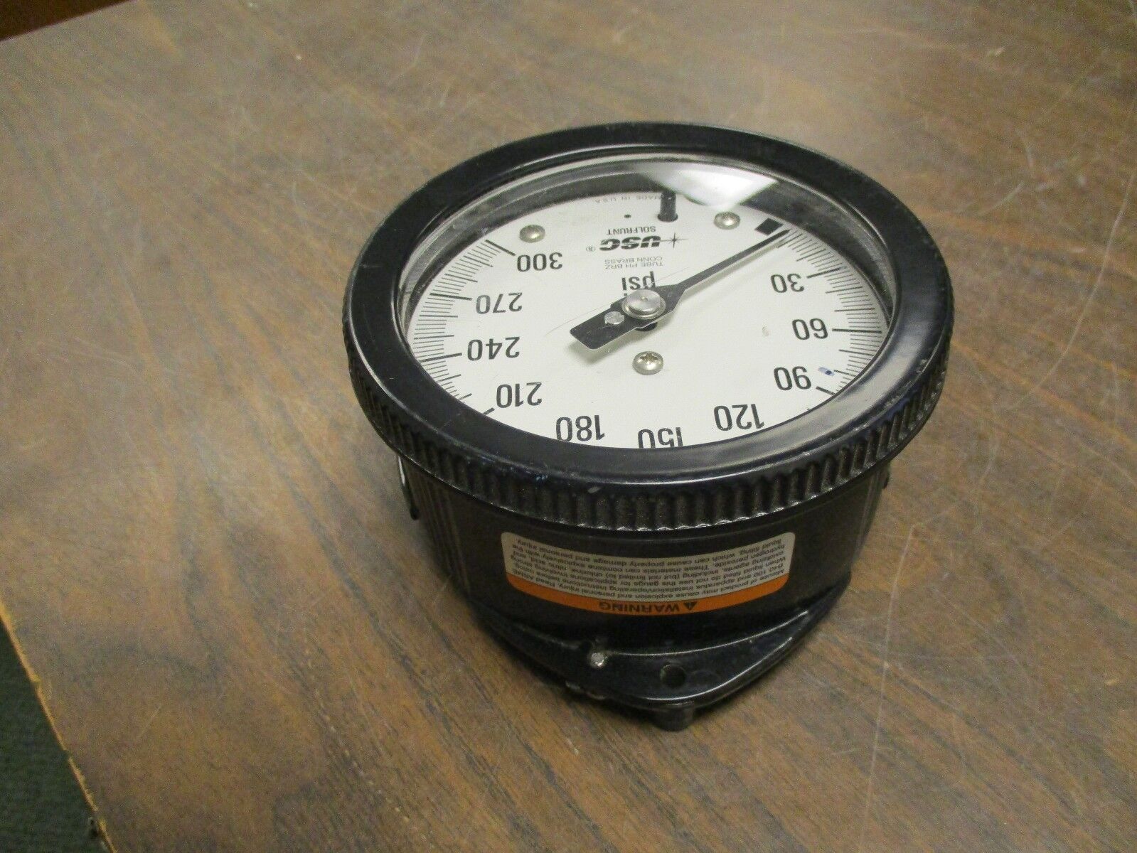 USG PSI Gauge TTR-303 0-300 PSI Range Used