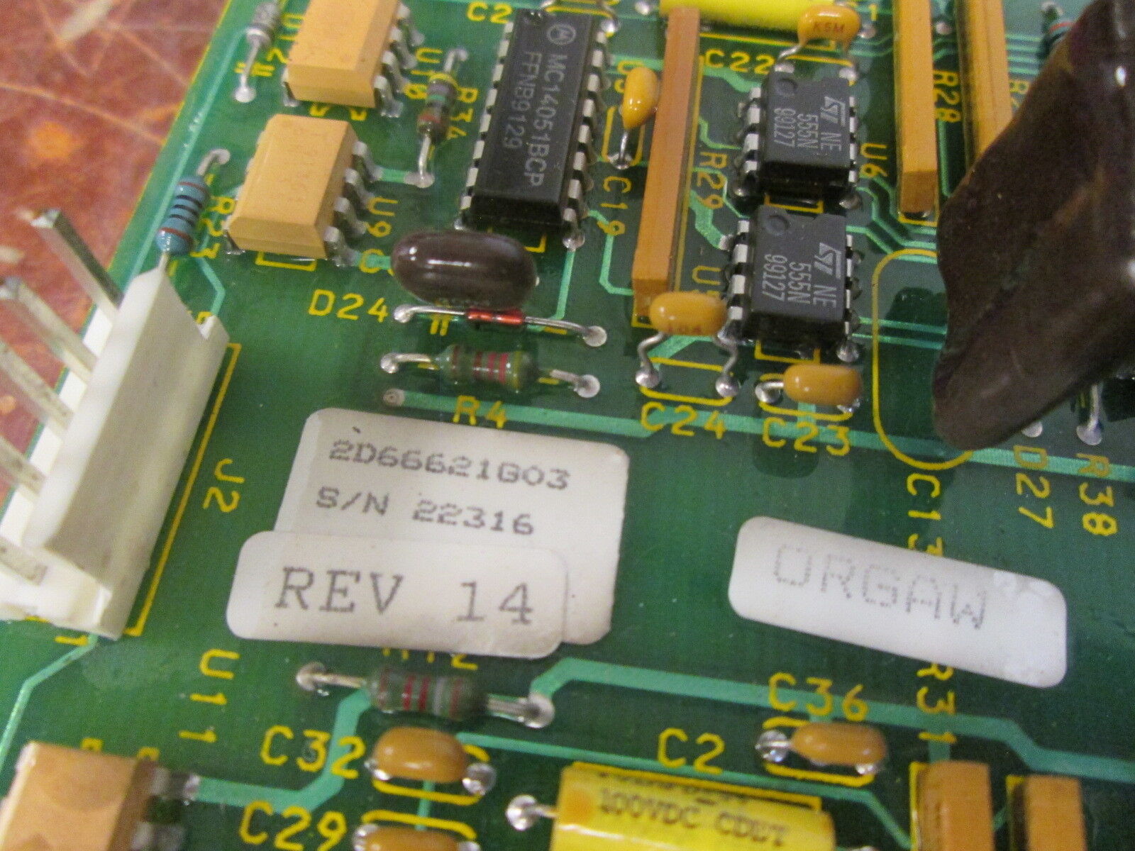 Westinghouse Base Driver Board 2D66621G03 Rev 14 Used
