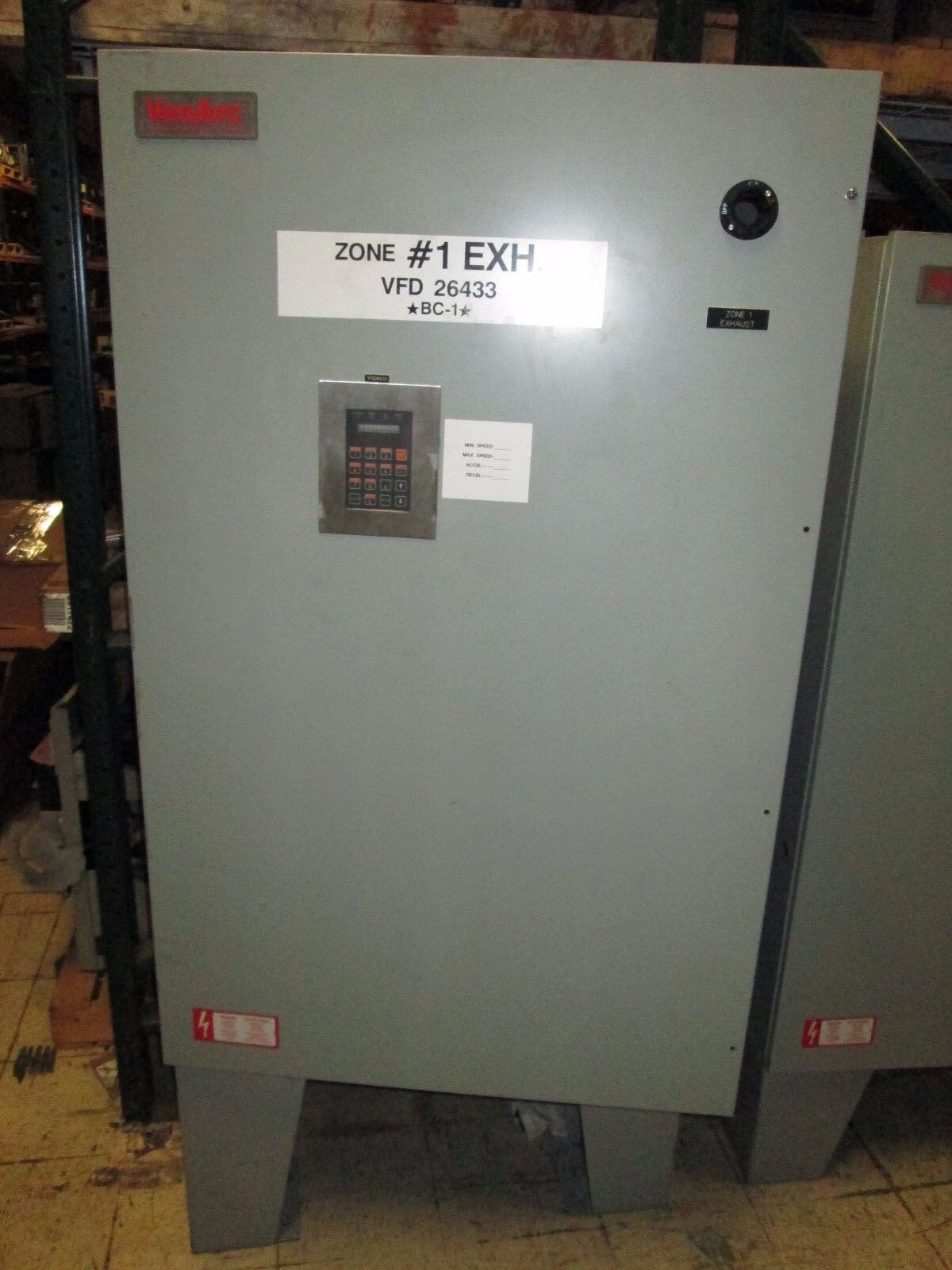 VeeArc Super 7000 SCN432X3M4-XXX1 50HP Used *Broken Handle*