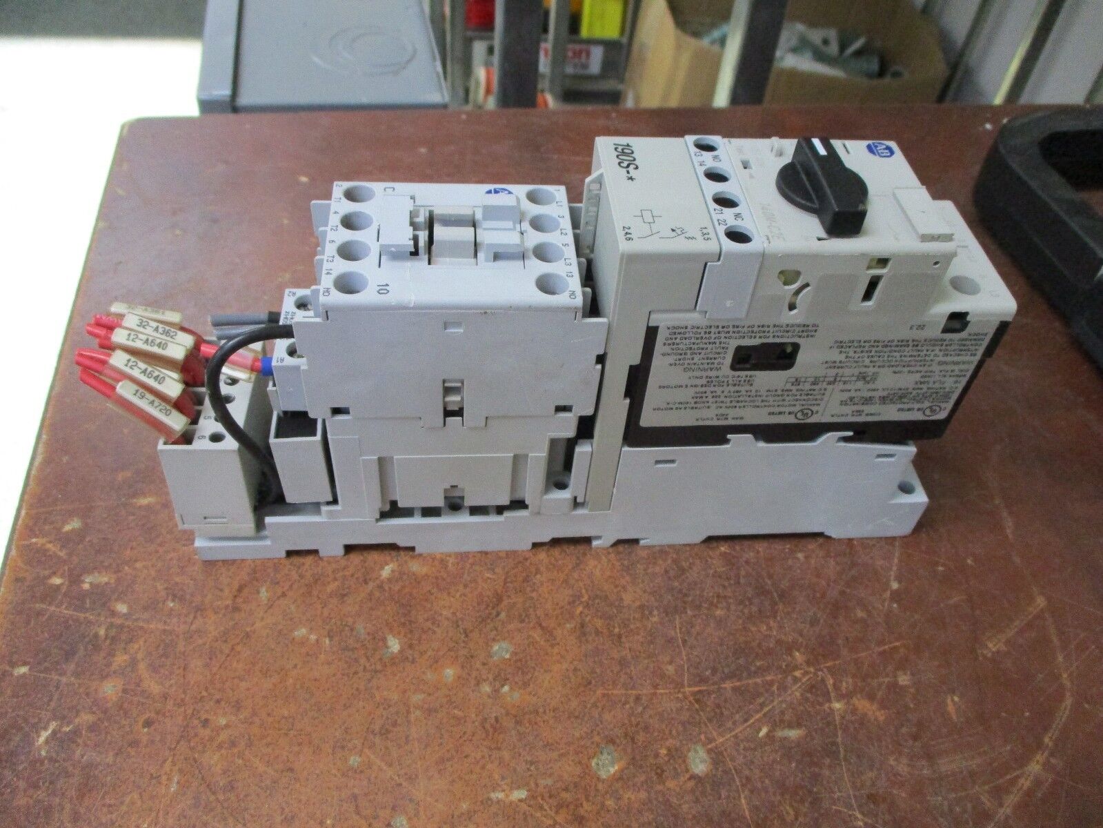 Allen-Bradley Compact Starter 190S-BND2-CC16C 25A 600V Trip: 10-16A Used