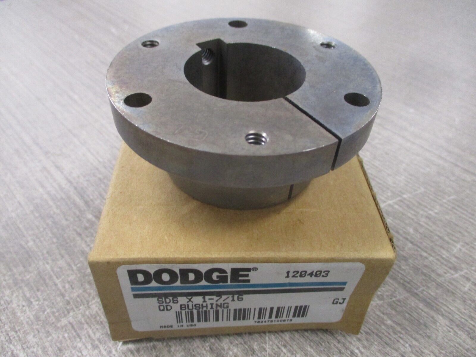 Dodge QD Bushing 120403 SDS x 1-7/16 New Surplus