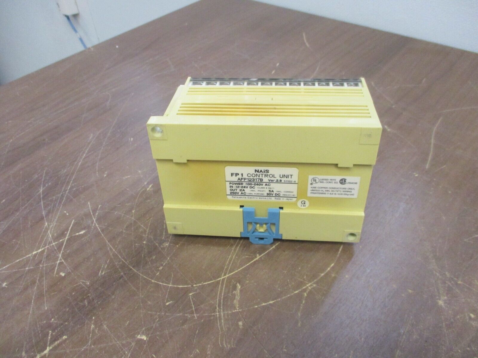 Matsughita MAiSFP1-C14 Control Unit AFP12317B Ver. 2.9 5A Max 250V AC Used
