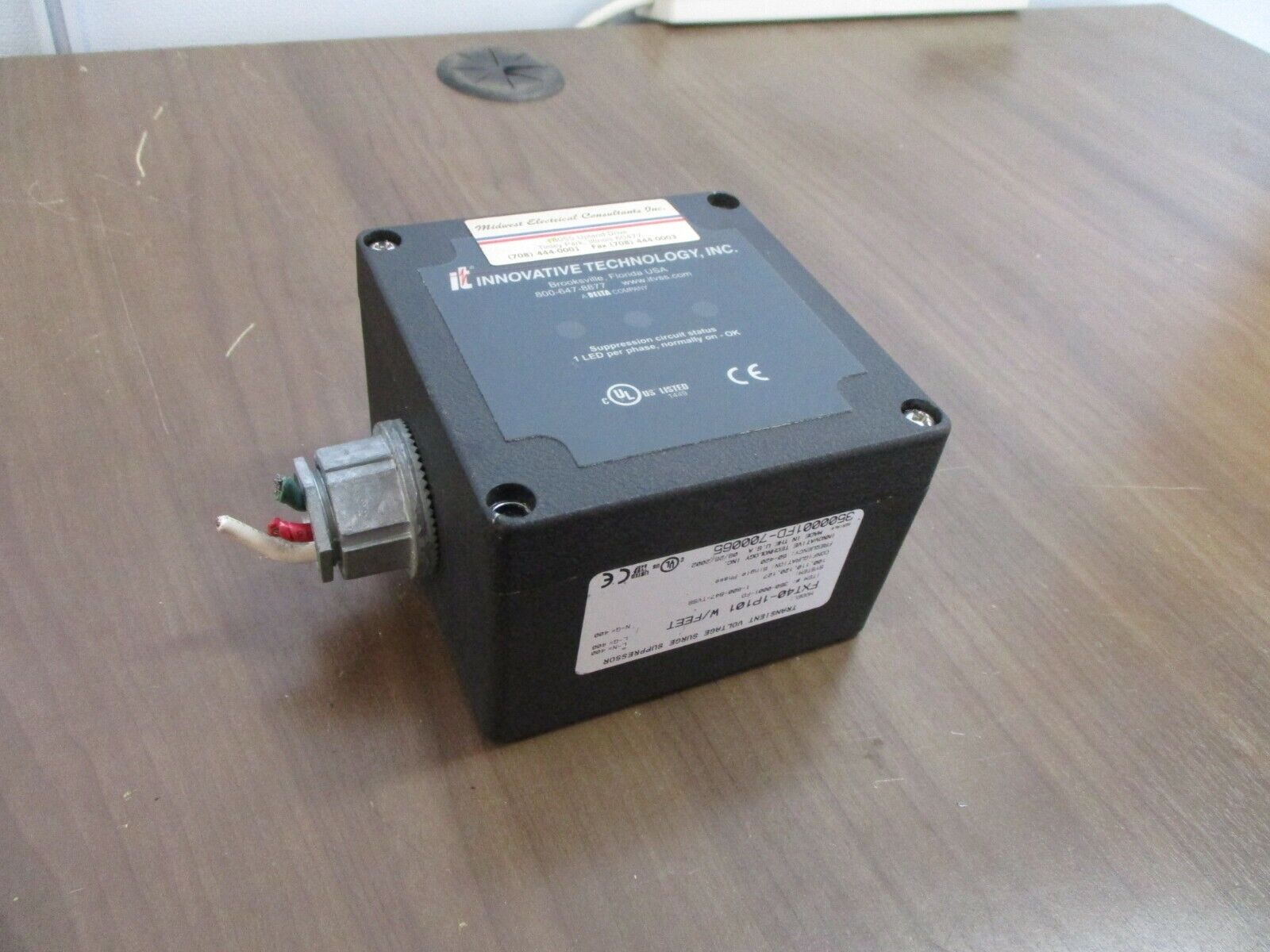 Innovative Technology Surge Suppressor FXT40-1P01 1Ph 50-420Hz 400 L-N, N-G, L-G